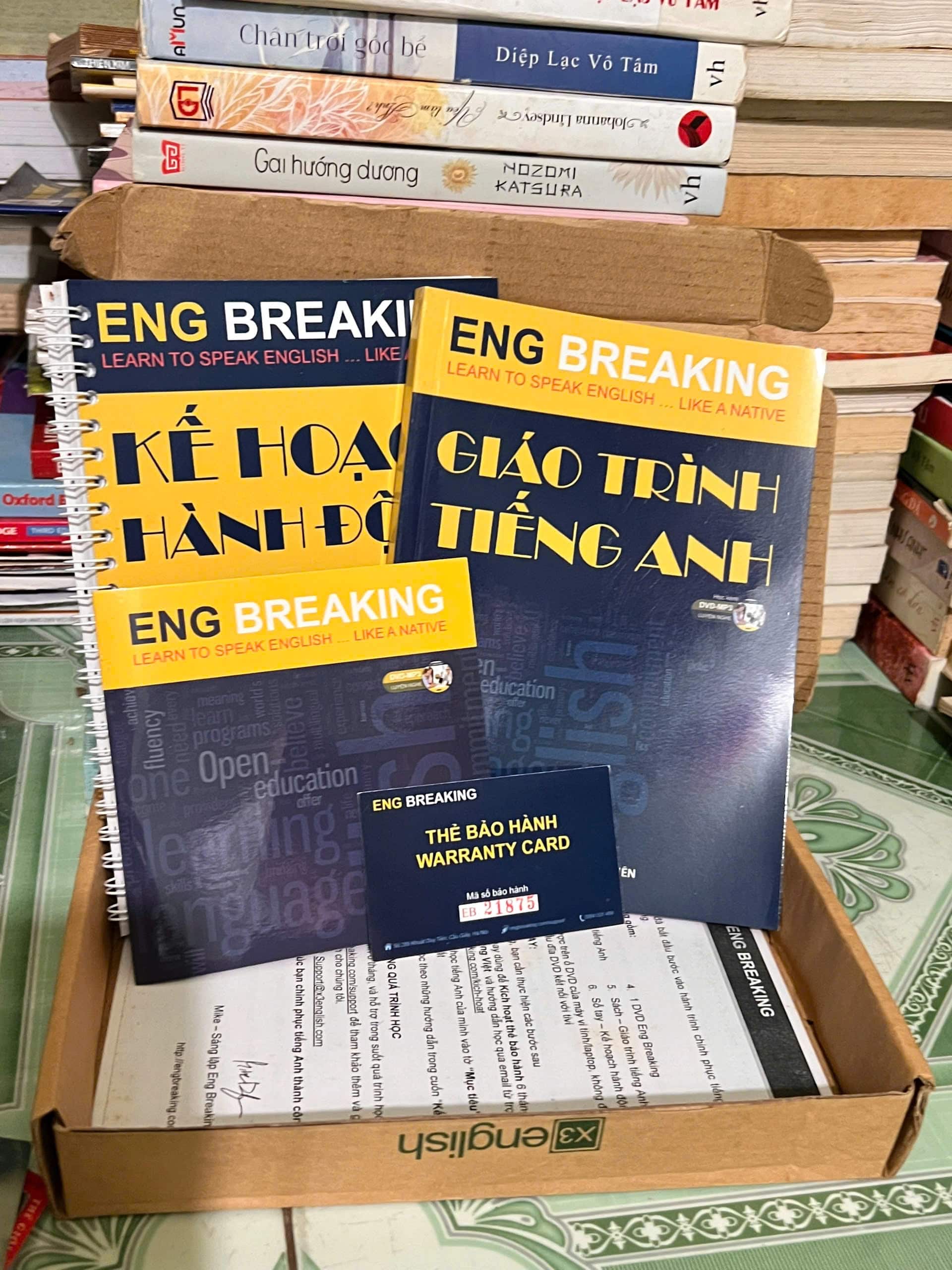 Combo Giáo Trình Tự Học Tiếng Anh Giao Tiếp Eng Breaking