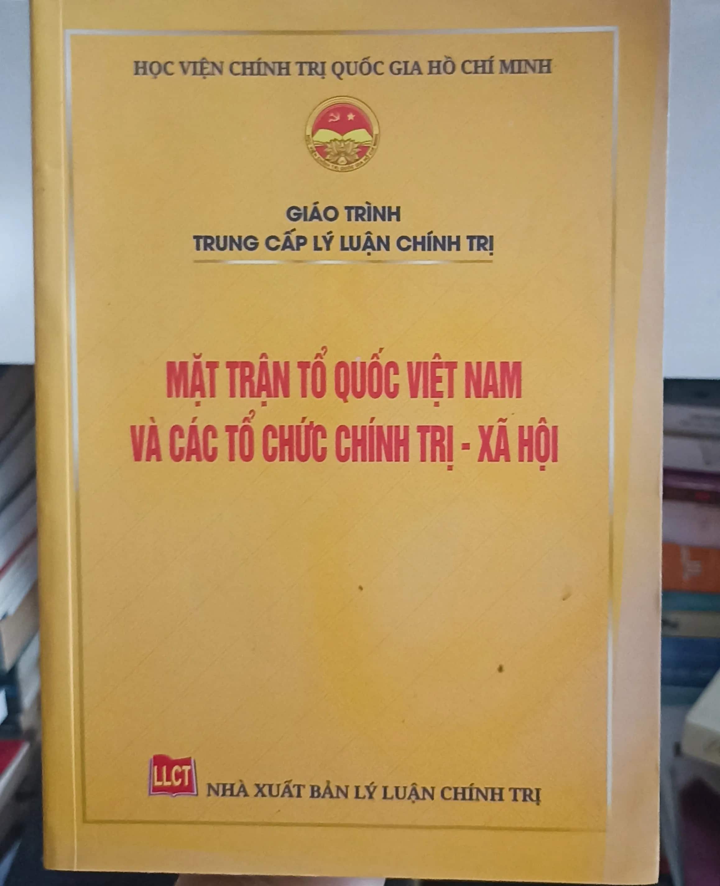 Giáo trình trung cấp lý luận chính trị 
