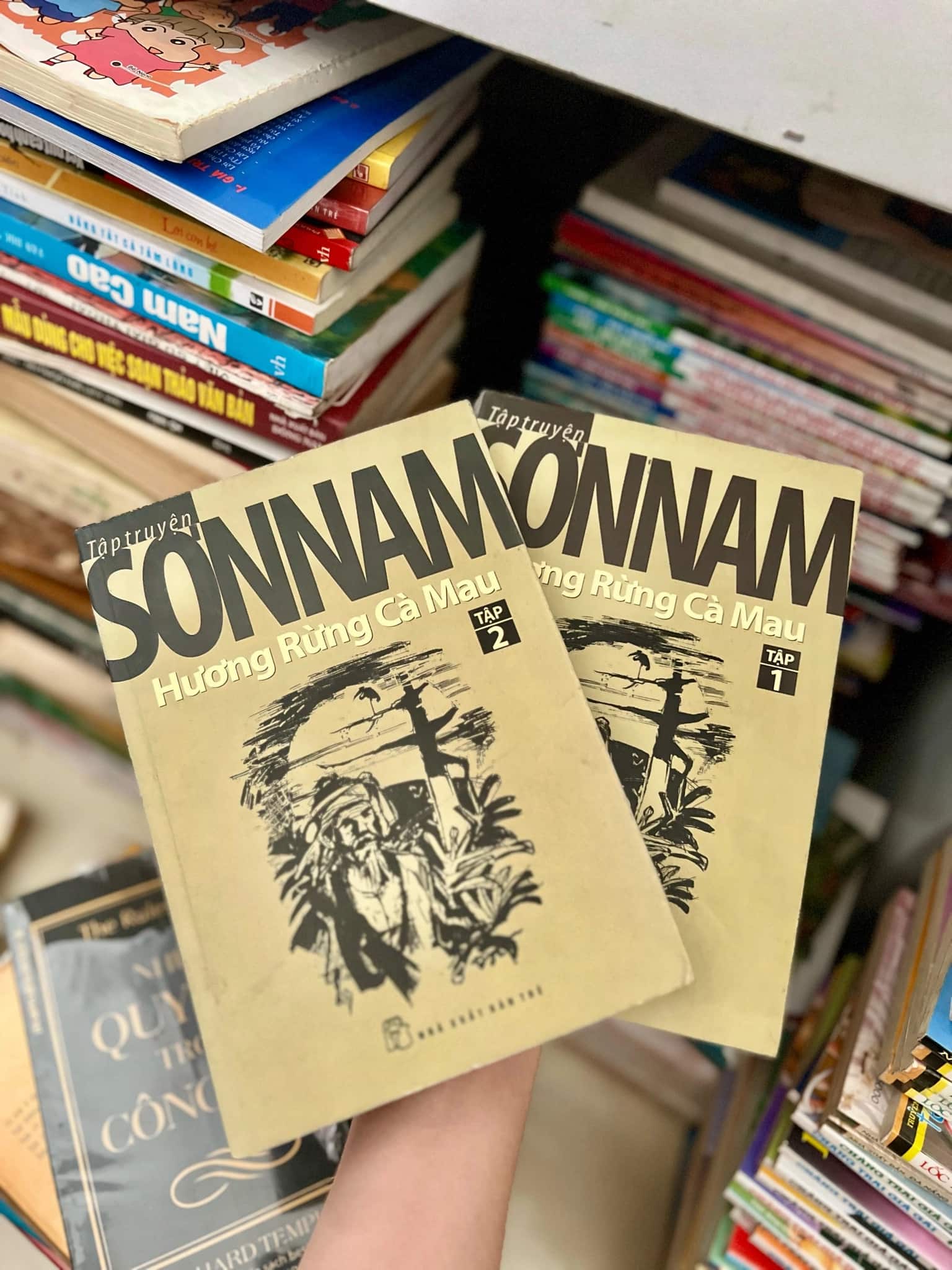Tập truyện 2 cuốn Sơn Nam Hương Rừng Cà Mau tập 1.2