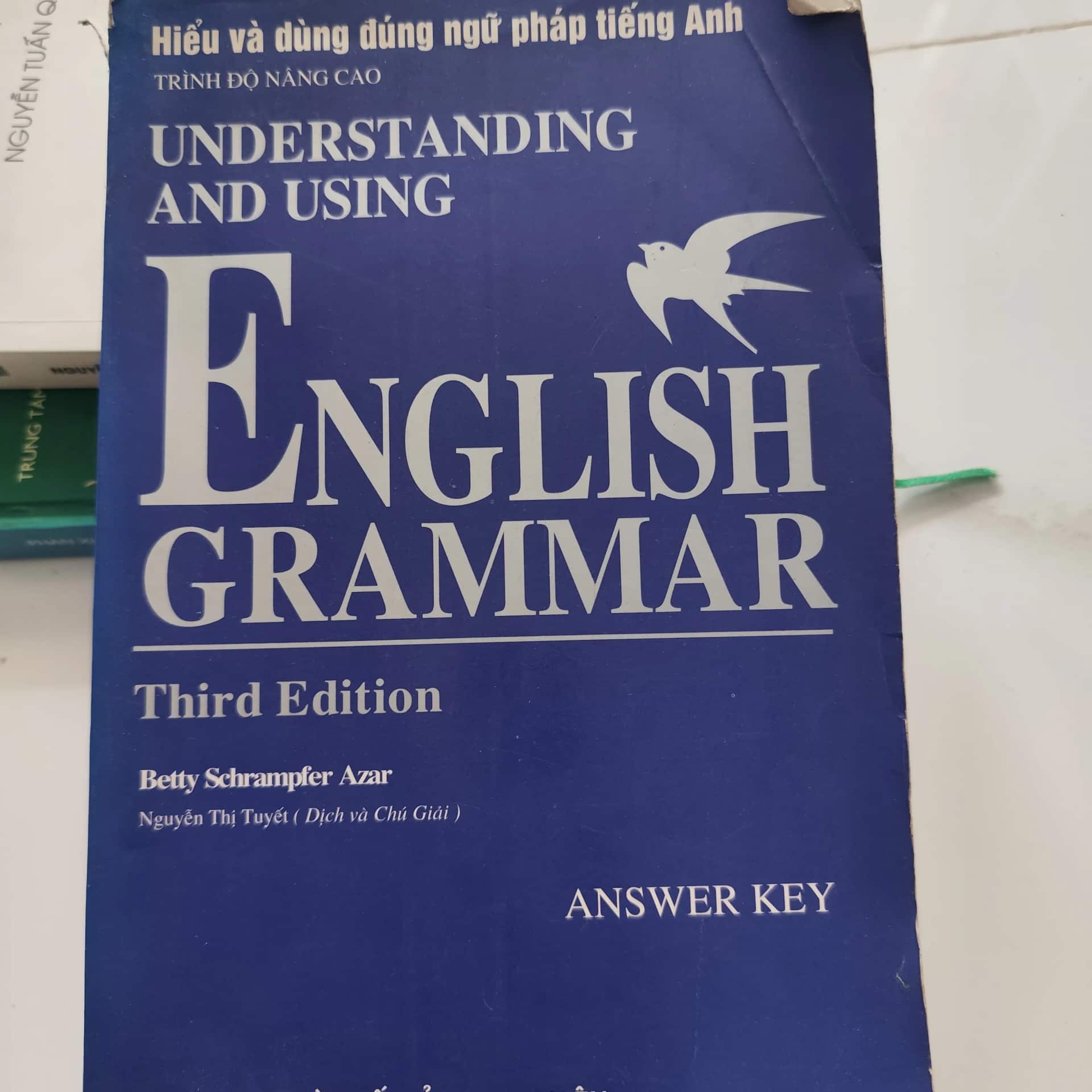 Understanding and Using English Grammar, Third Edition của tác giả Betty Schrampfer Azar.