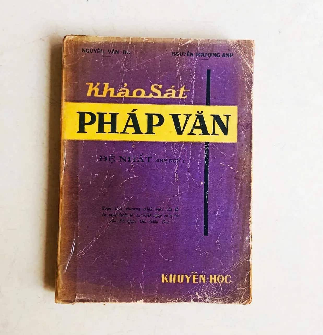 Khảo sát pháp văn