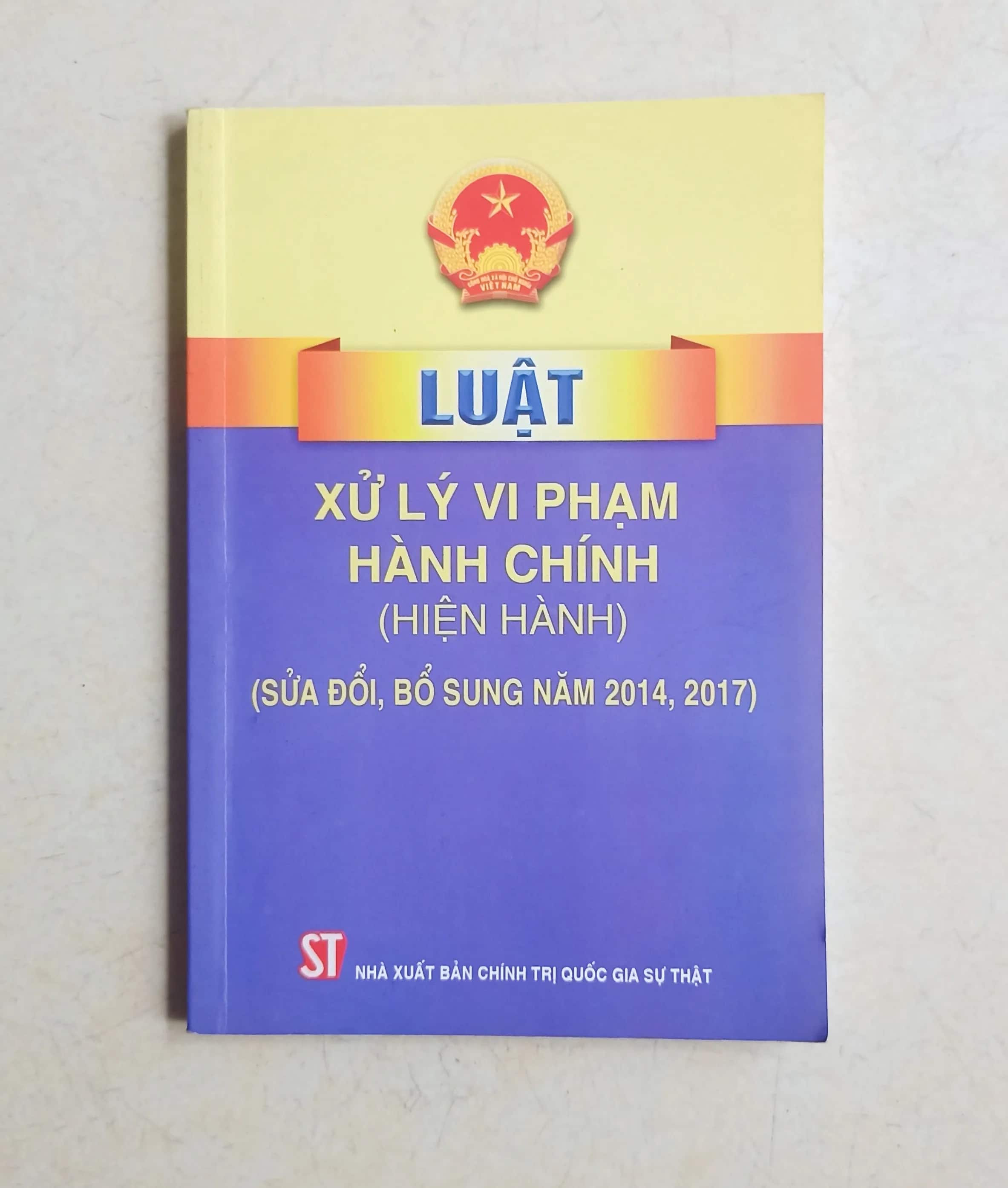 Luật xử lý vi phạm hành chính 