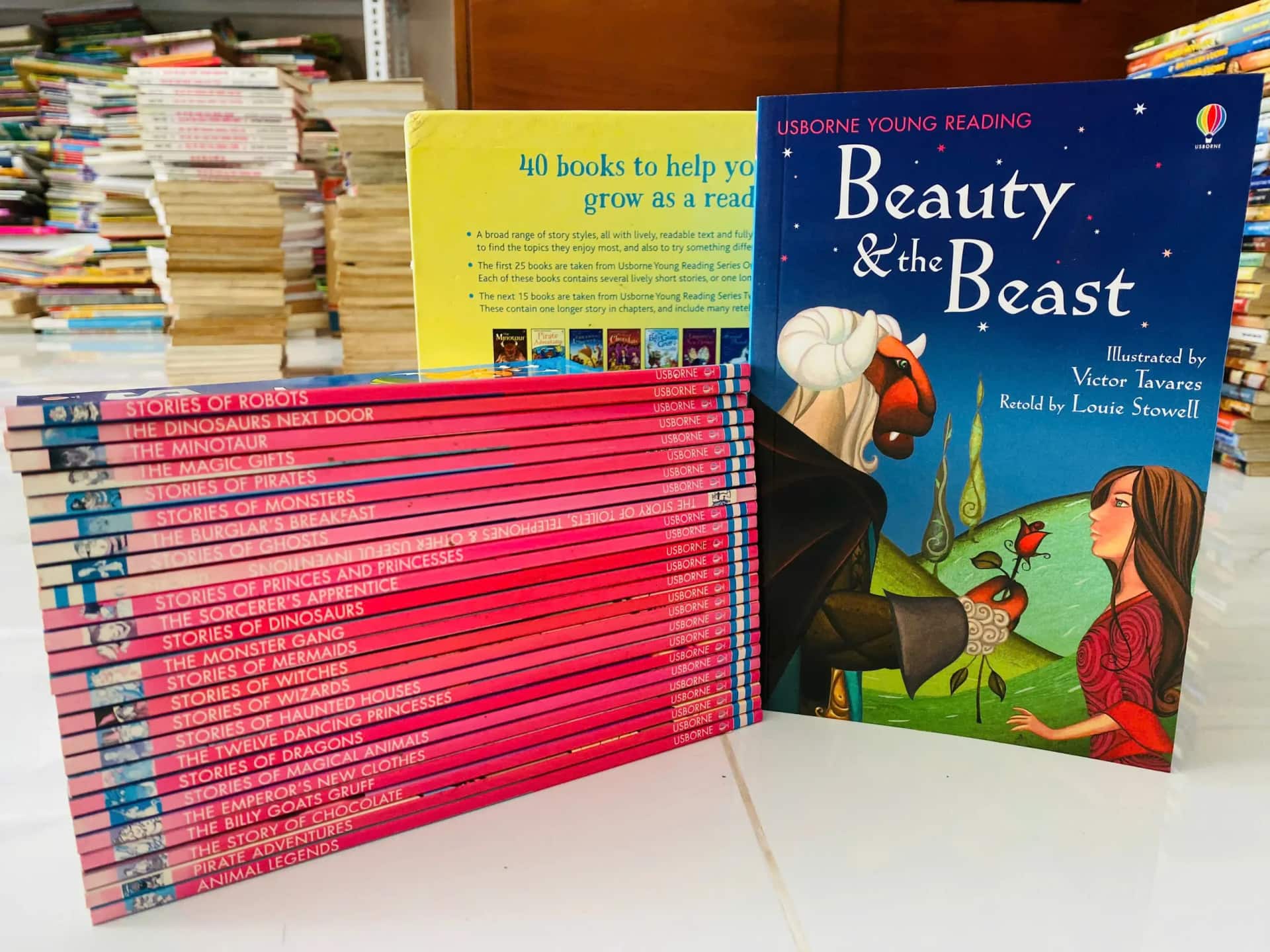 Usborne Bộ Vàng The Usborne Reading Collection - x40 book boxed set