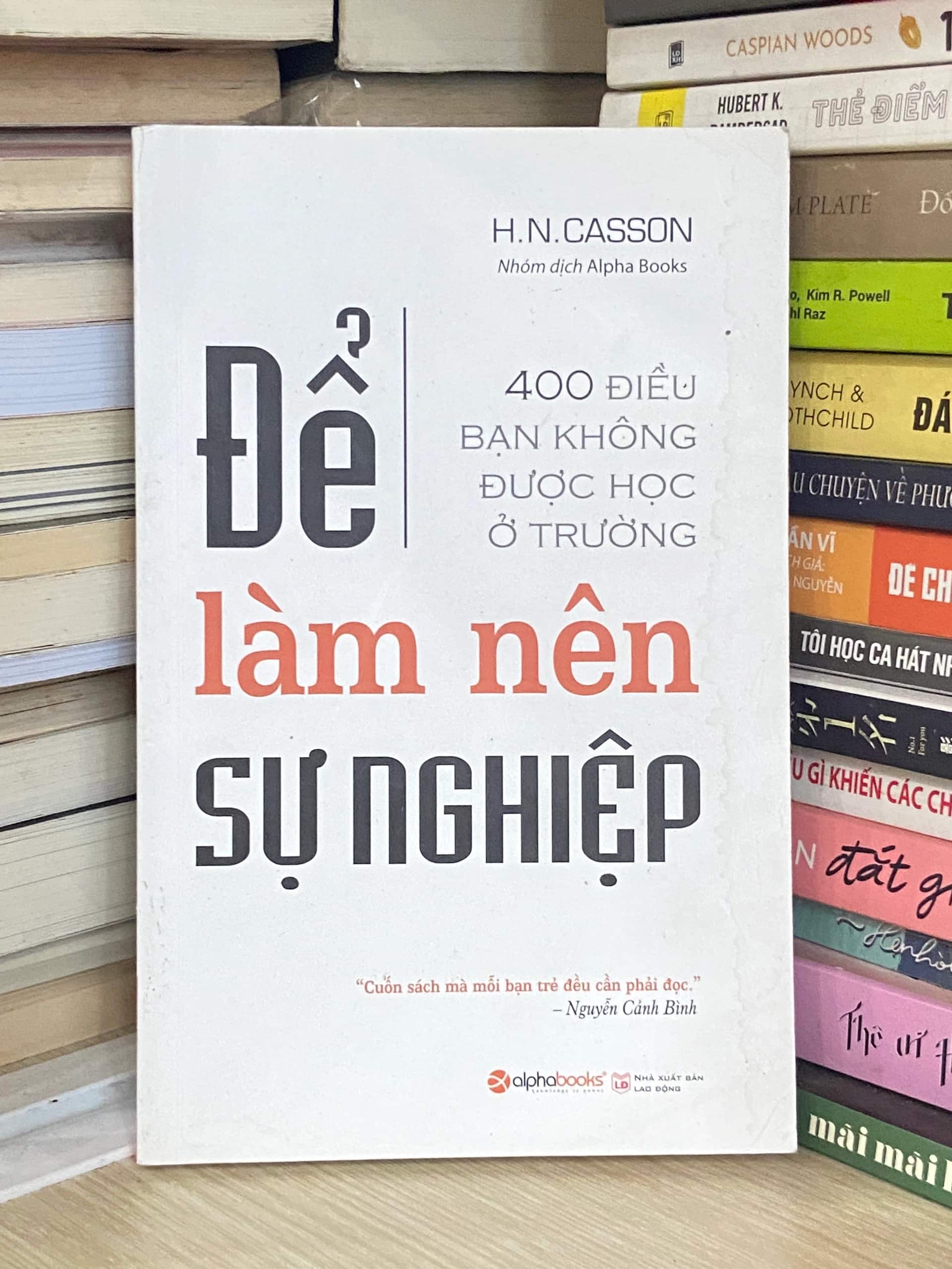 Để Làm Nên Sự Nghiệp - 	 H.N.Casson