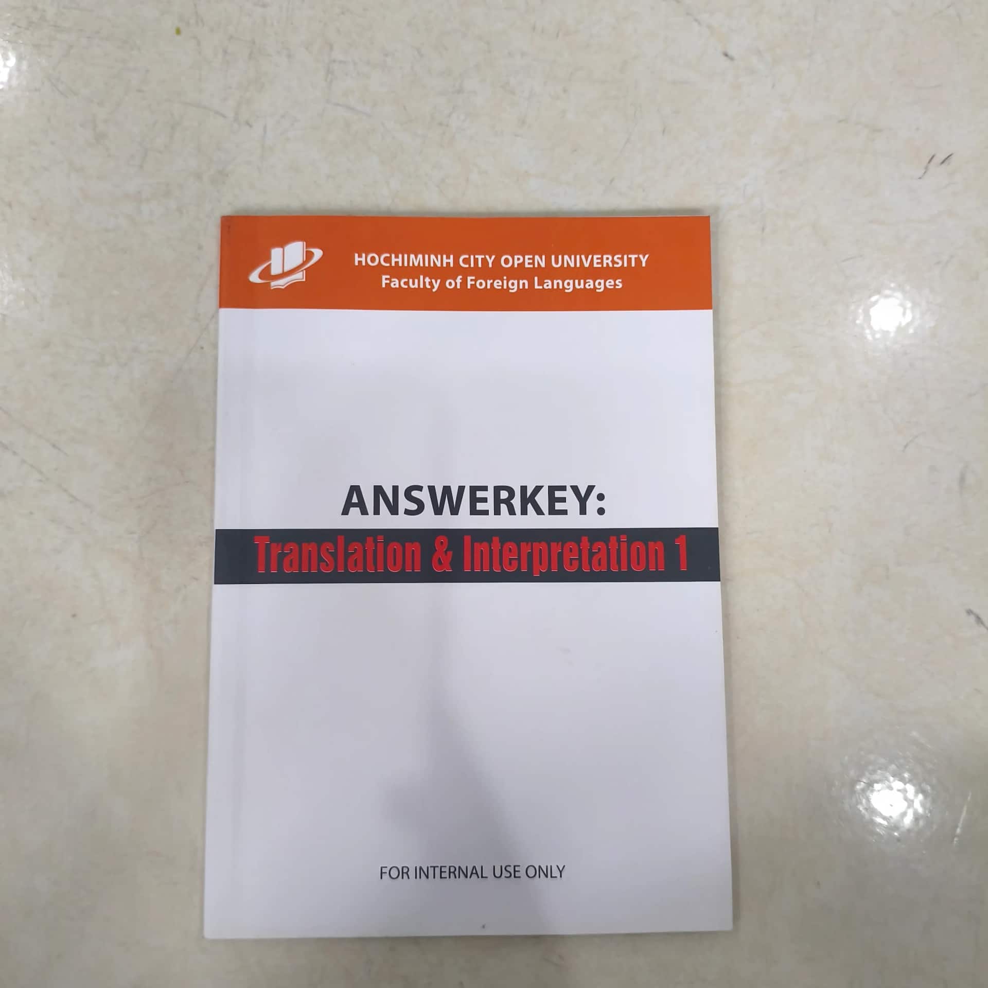 ANSWERKEY: Translation & Interpretation 1