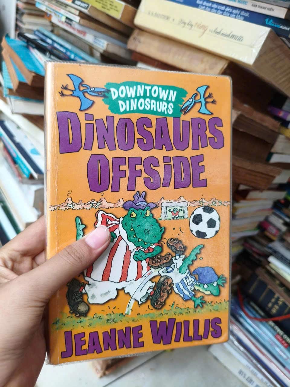 Dinosaurs Offside by Jeanne