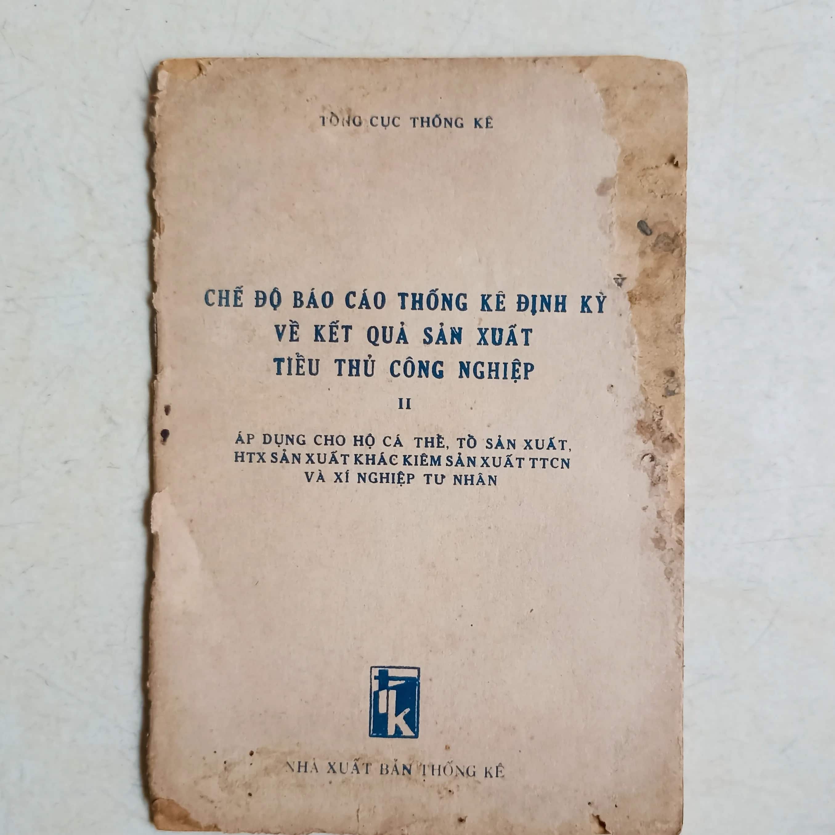 Chế độ báo cáo thống kê định kỳ về kết quả sản xuất tiêu thụ công nghiệp 2 