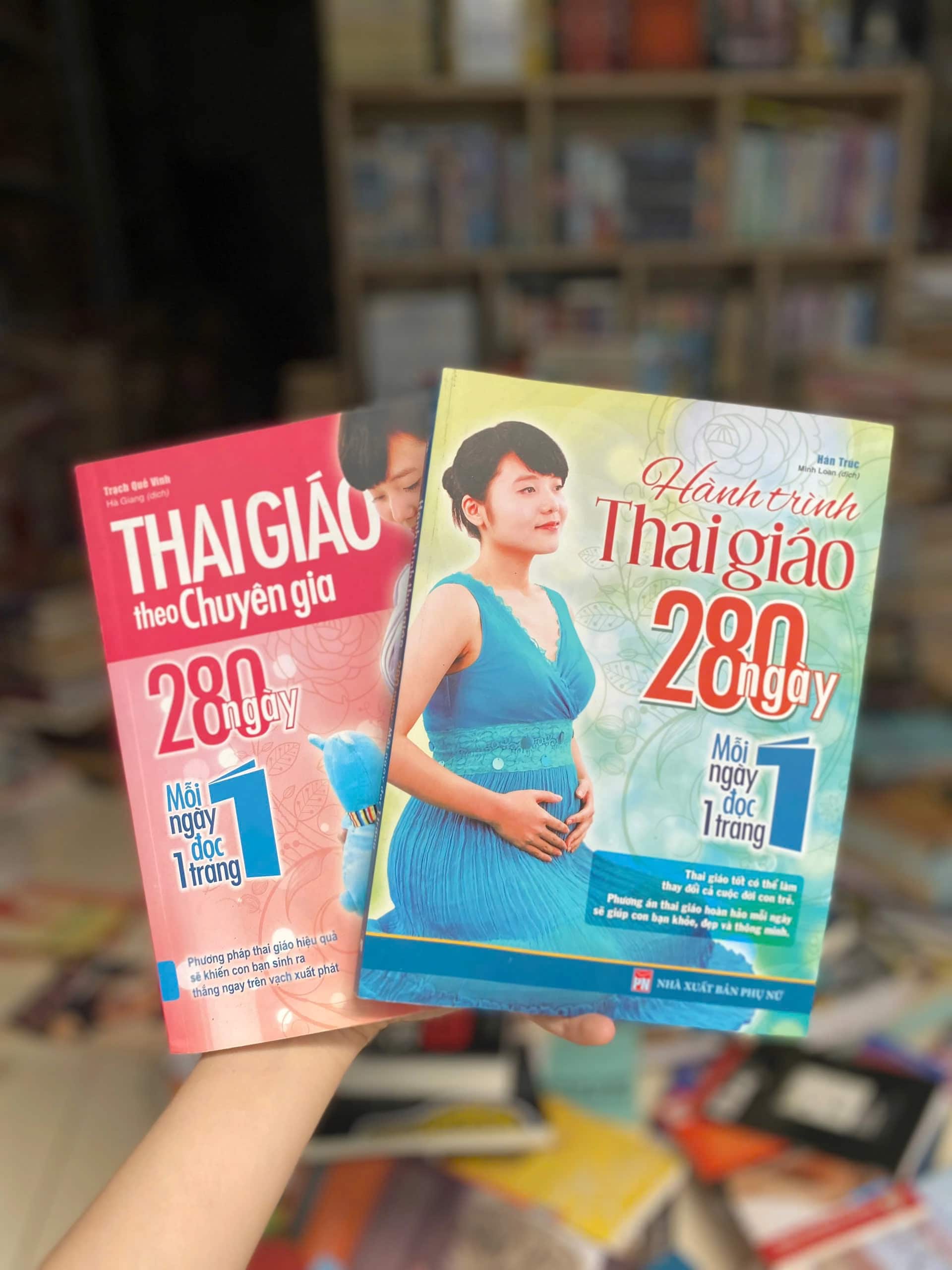 Combo 2 Cuốn: Thai giáo theo chuyên gia và Hành trình thai giáo 280 ngày