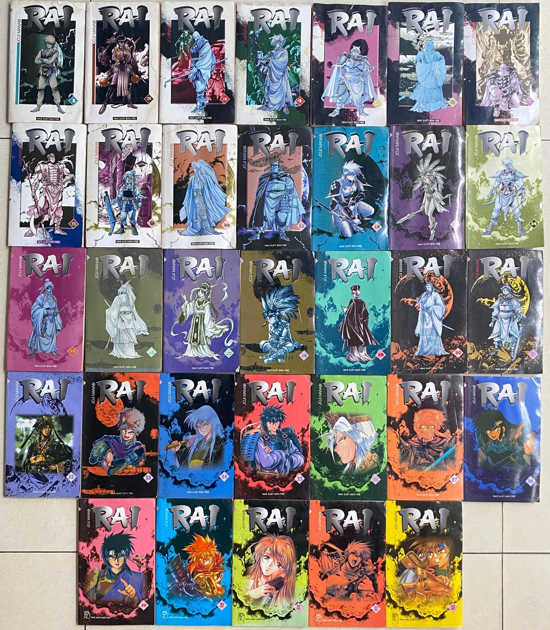 trọn bộ 33 tập truyện  RAI