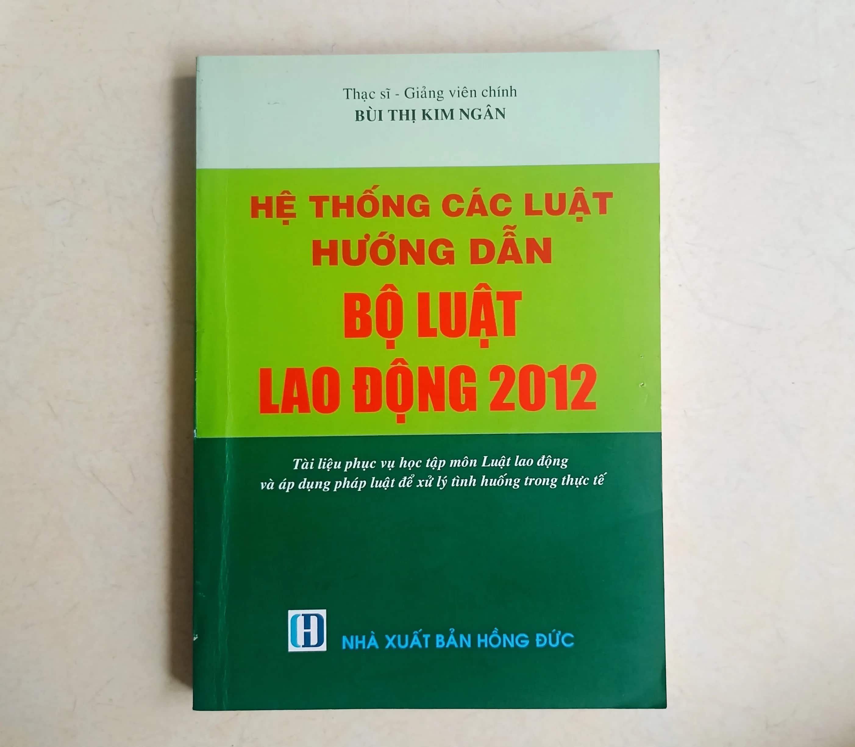 Bộ luật lao động 2012 