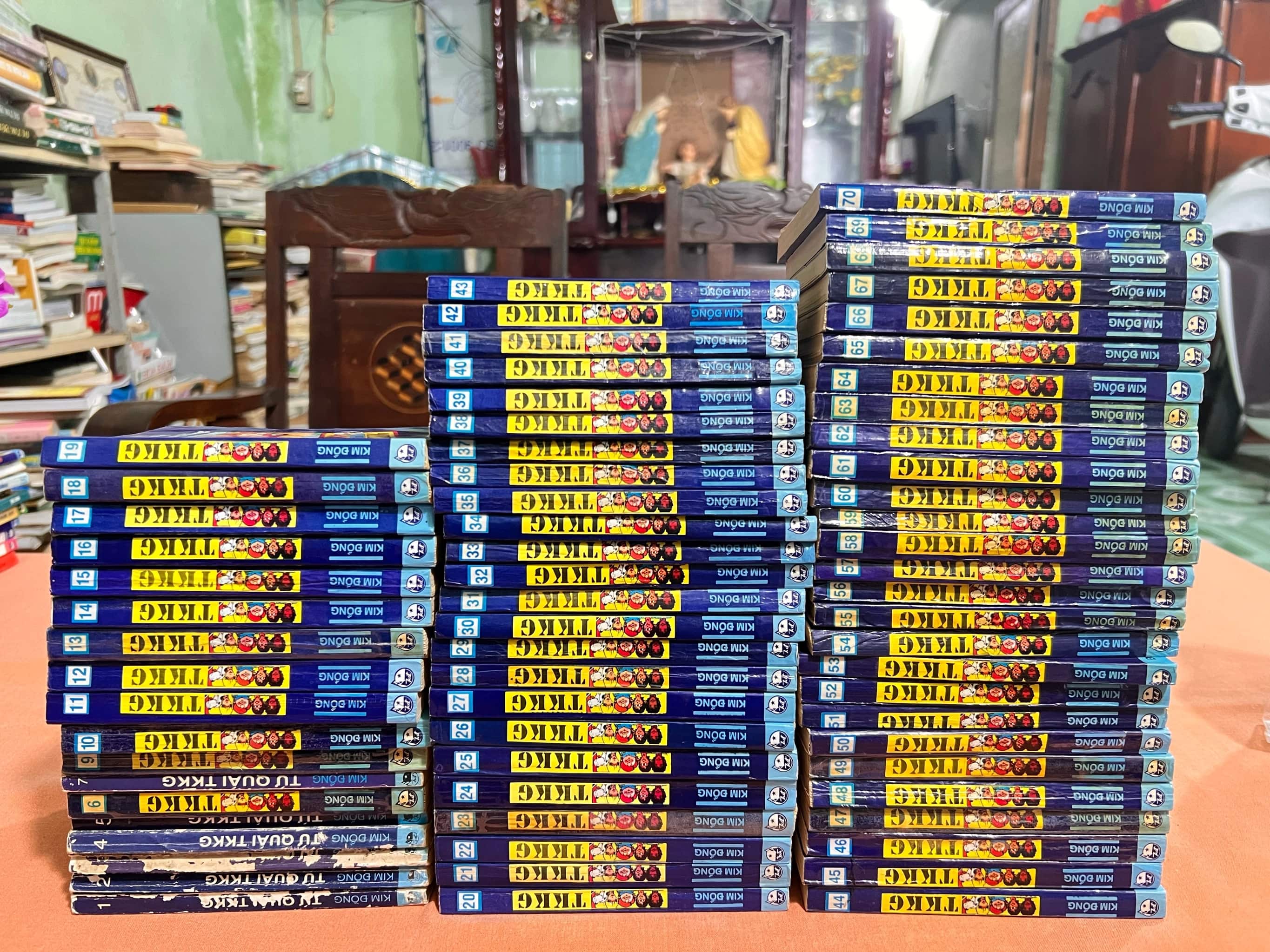 Truyện Tứ Quái TKKG Năm 1995 - Trọn Bộ 70 Tập ) - NXB Kim Đồng