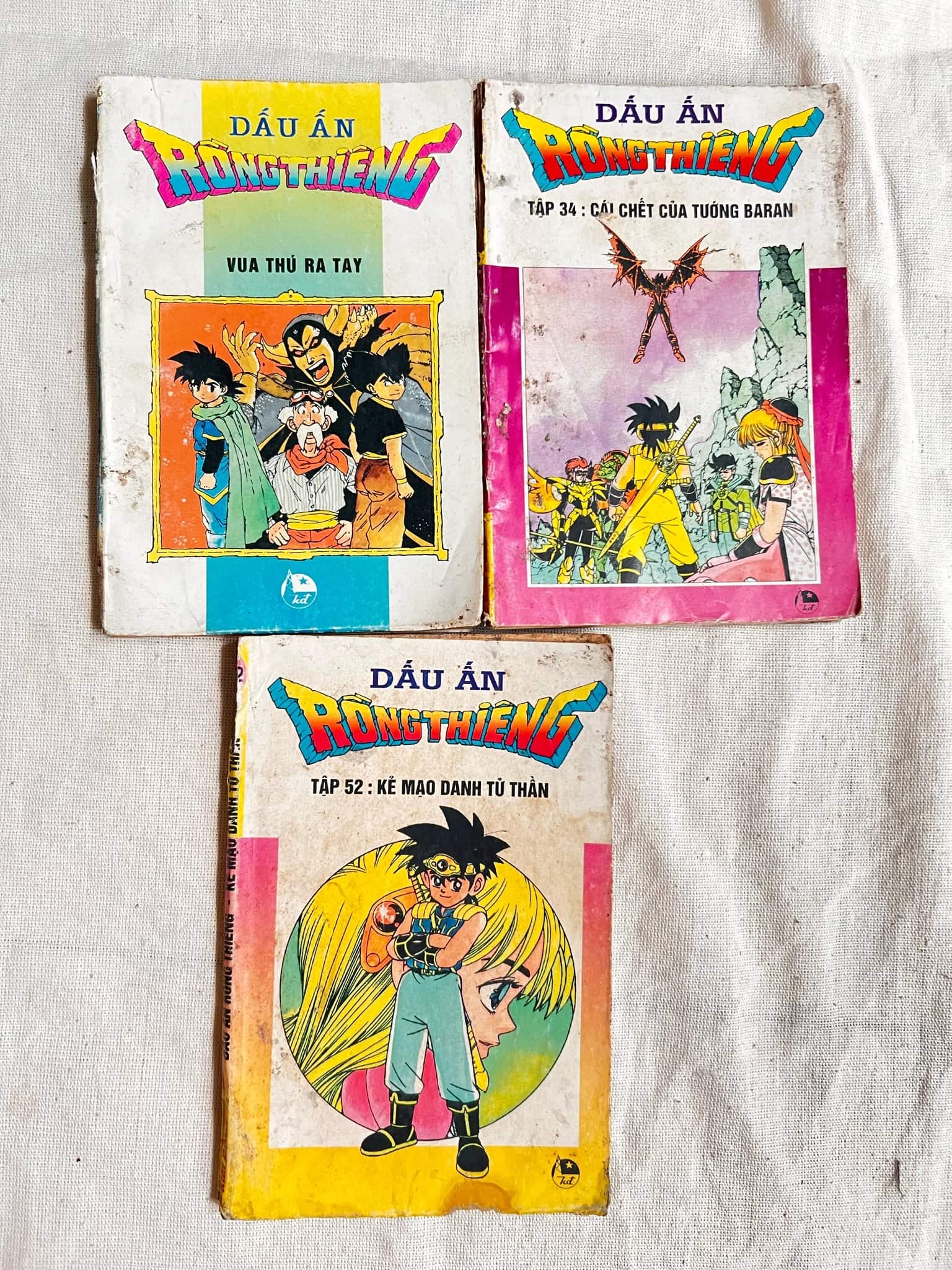 Lẻ 3 cuốn dấu ấn rồng thiên