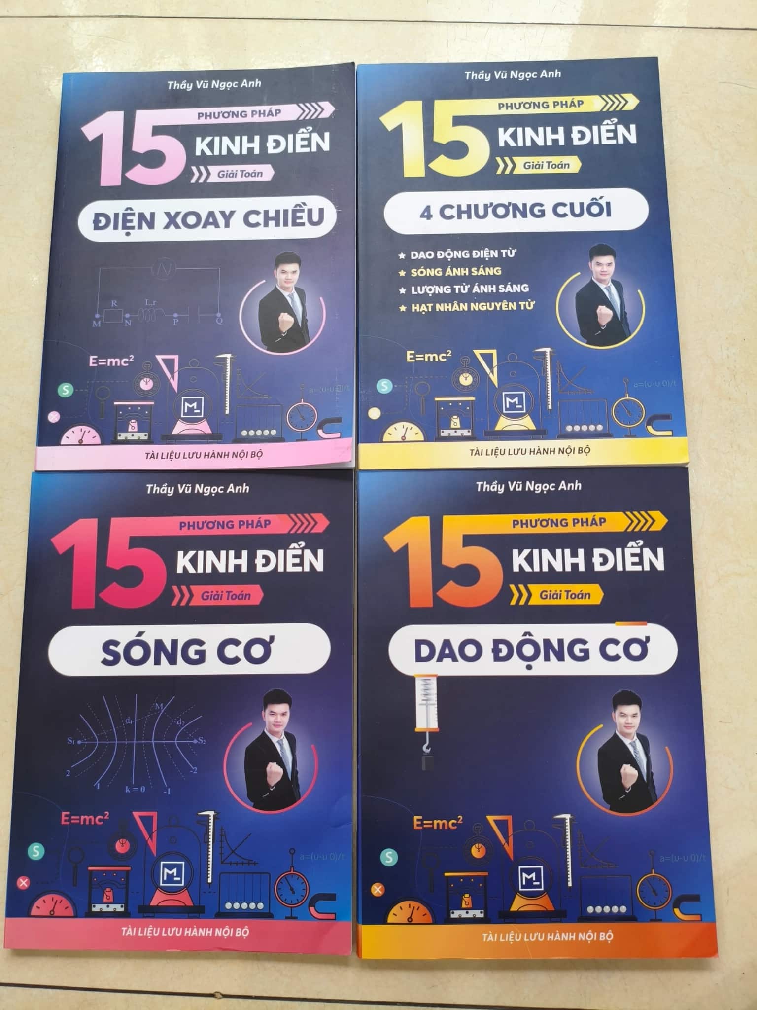 Full 4 quyển 15 phương pháp kinh điển- thầy Vũ Ngọc Anh