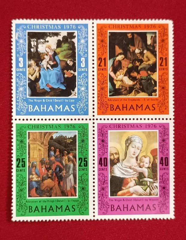 Bộ Tem Christmas 1976 - Giáng Sinh 1976