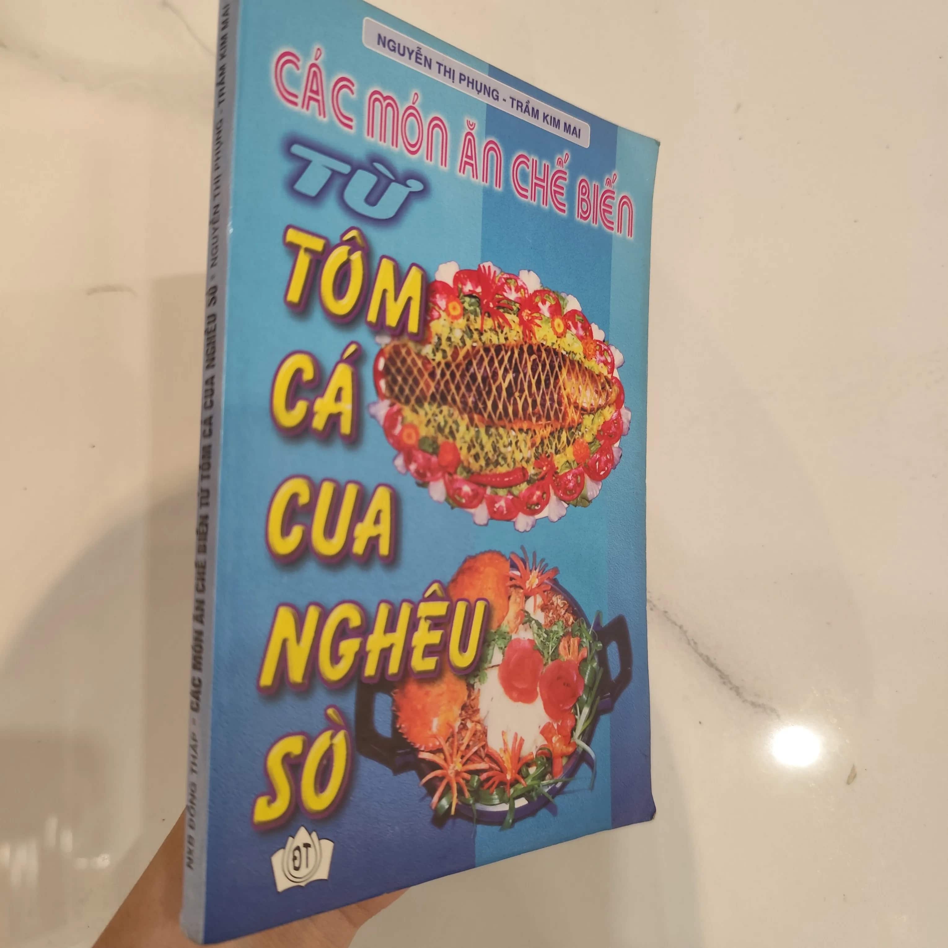 Các món ăn chế biến từ tôm cá cua nghêu sò