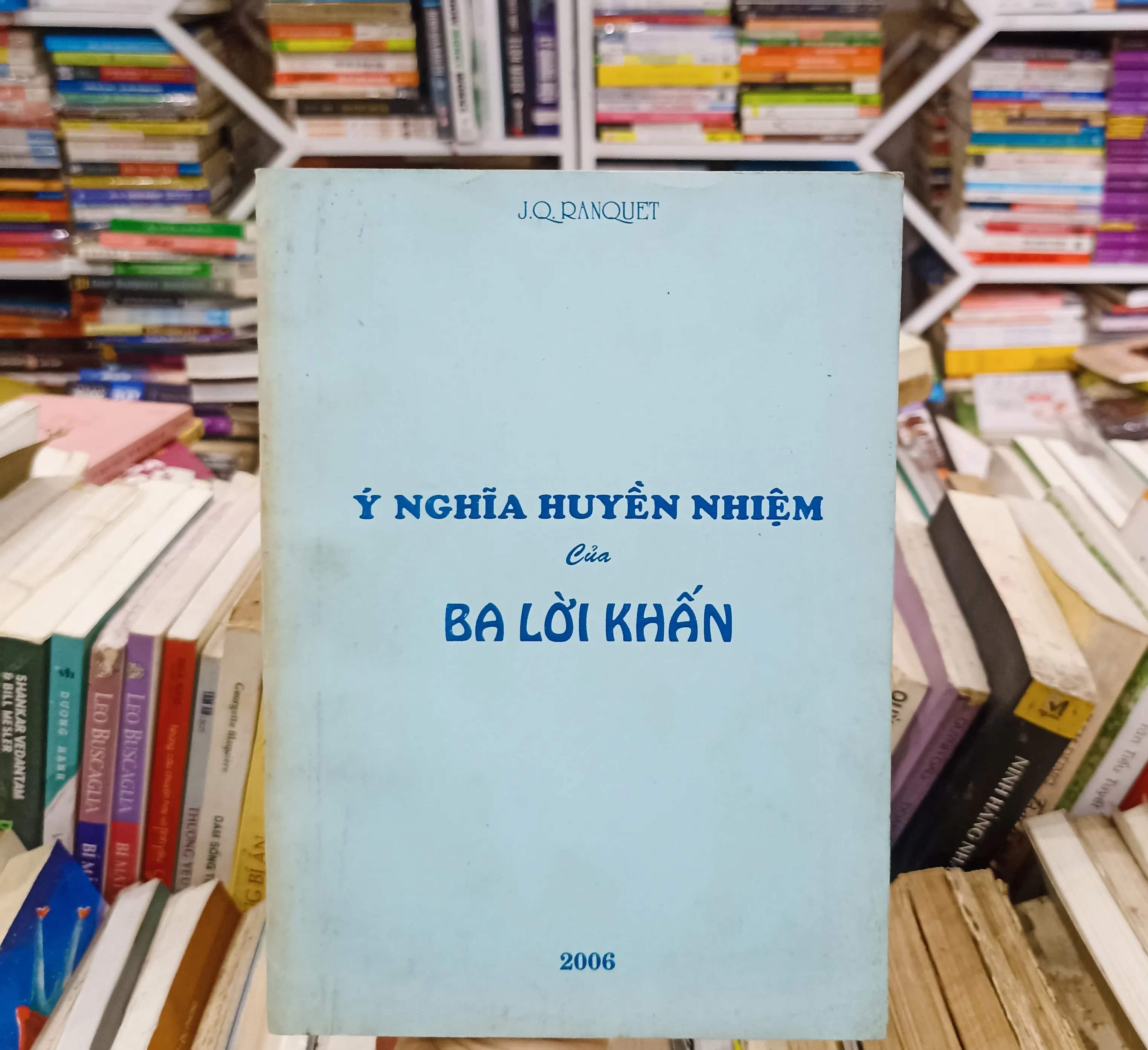 Ý nghĩa huyền nhiệm của ba lời khấn 