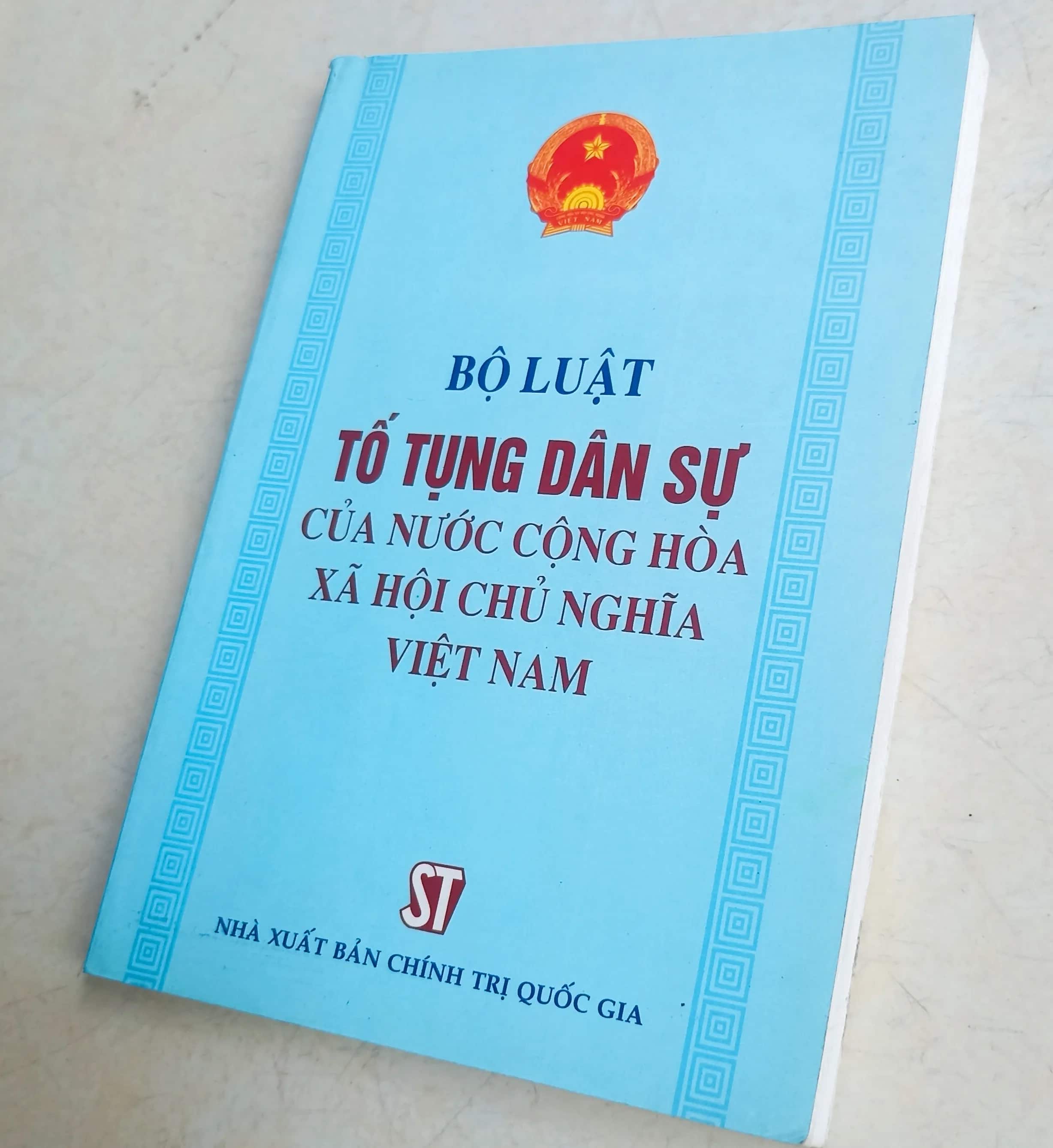 Bộ luật tố tụng dân sự của nước cộng hòa xã hội chủ nghĩa Việt Nam 