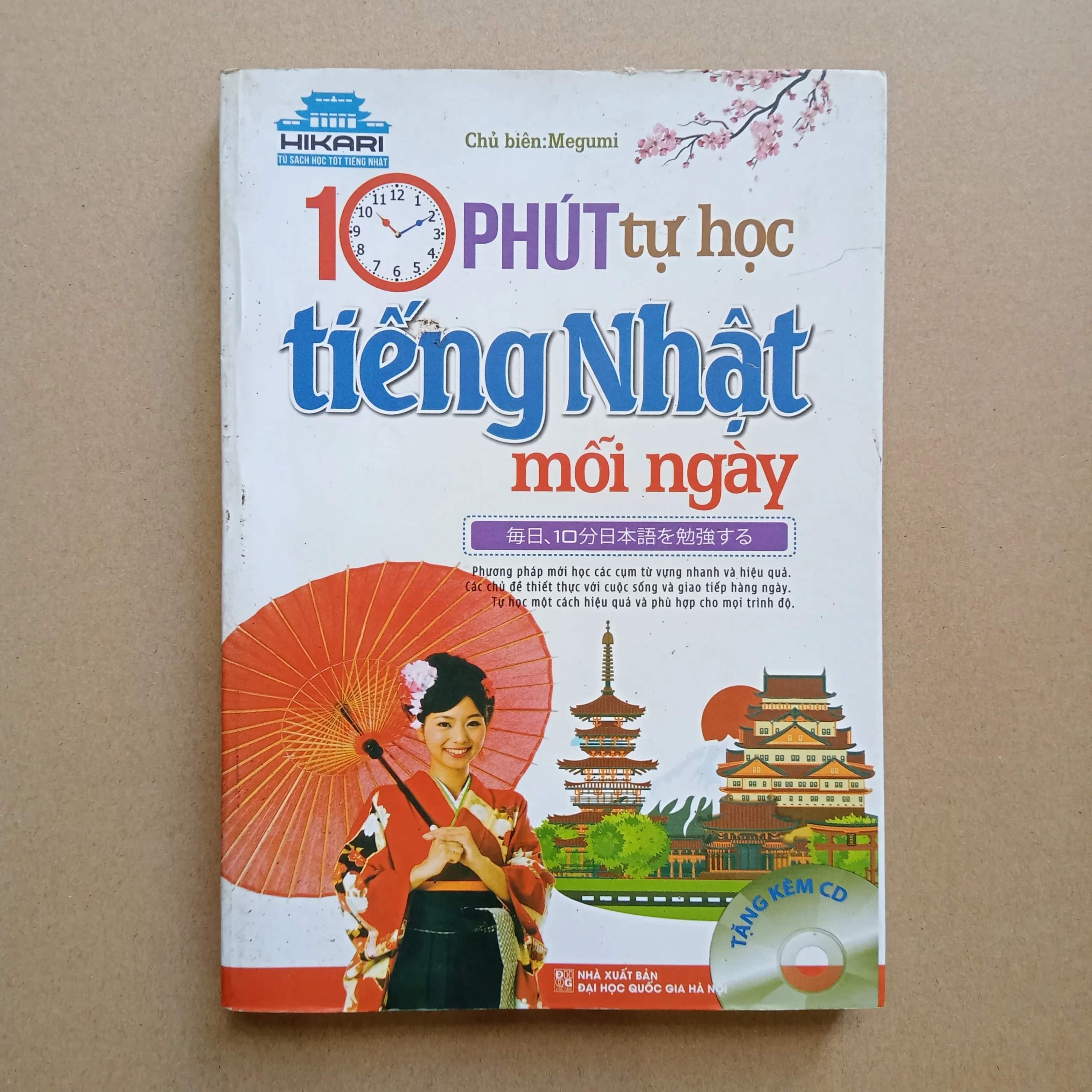 10 phút tự học tiếng Nhật mỗi ngày 