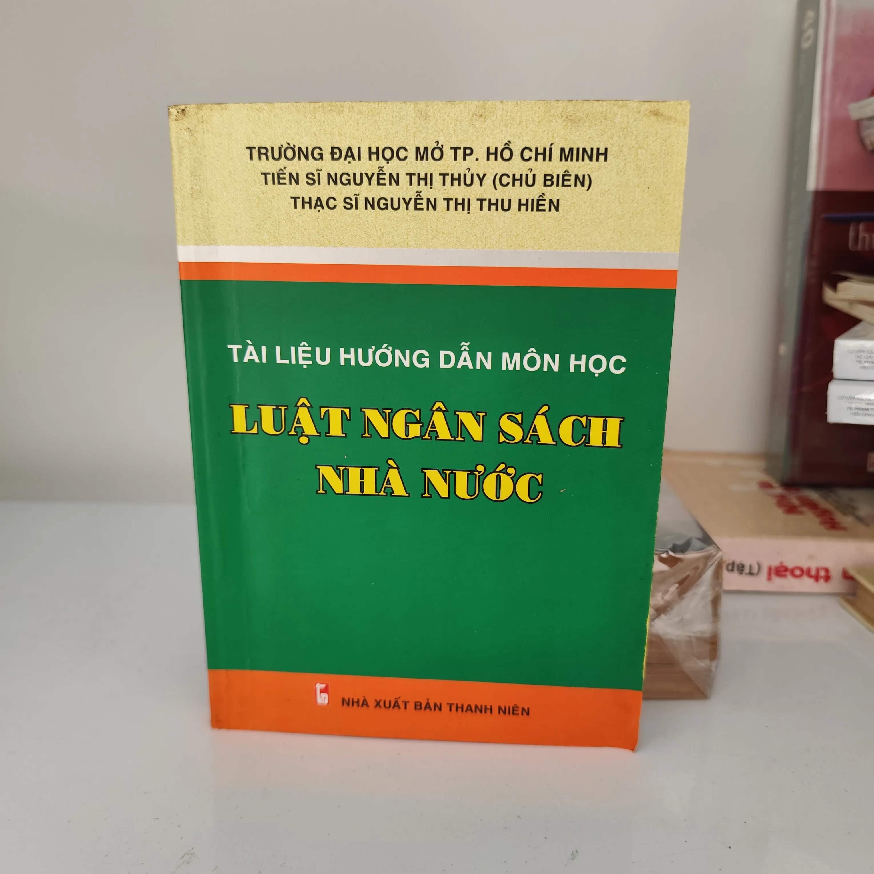 Tài liệu hướng dẫn môn học- Luật ngân sách nhà nước