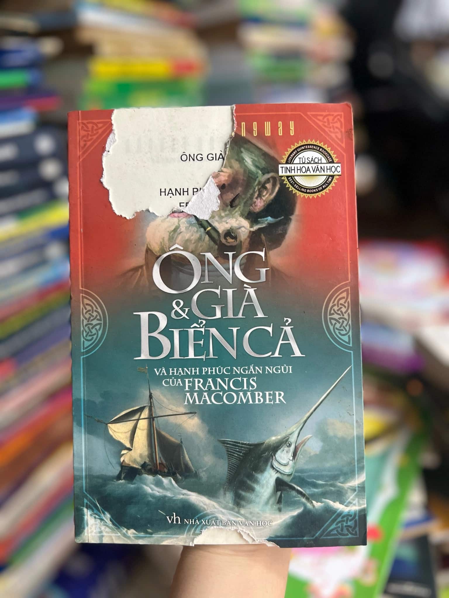 Ông già và biển cả - rách bìa, đọc tốt