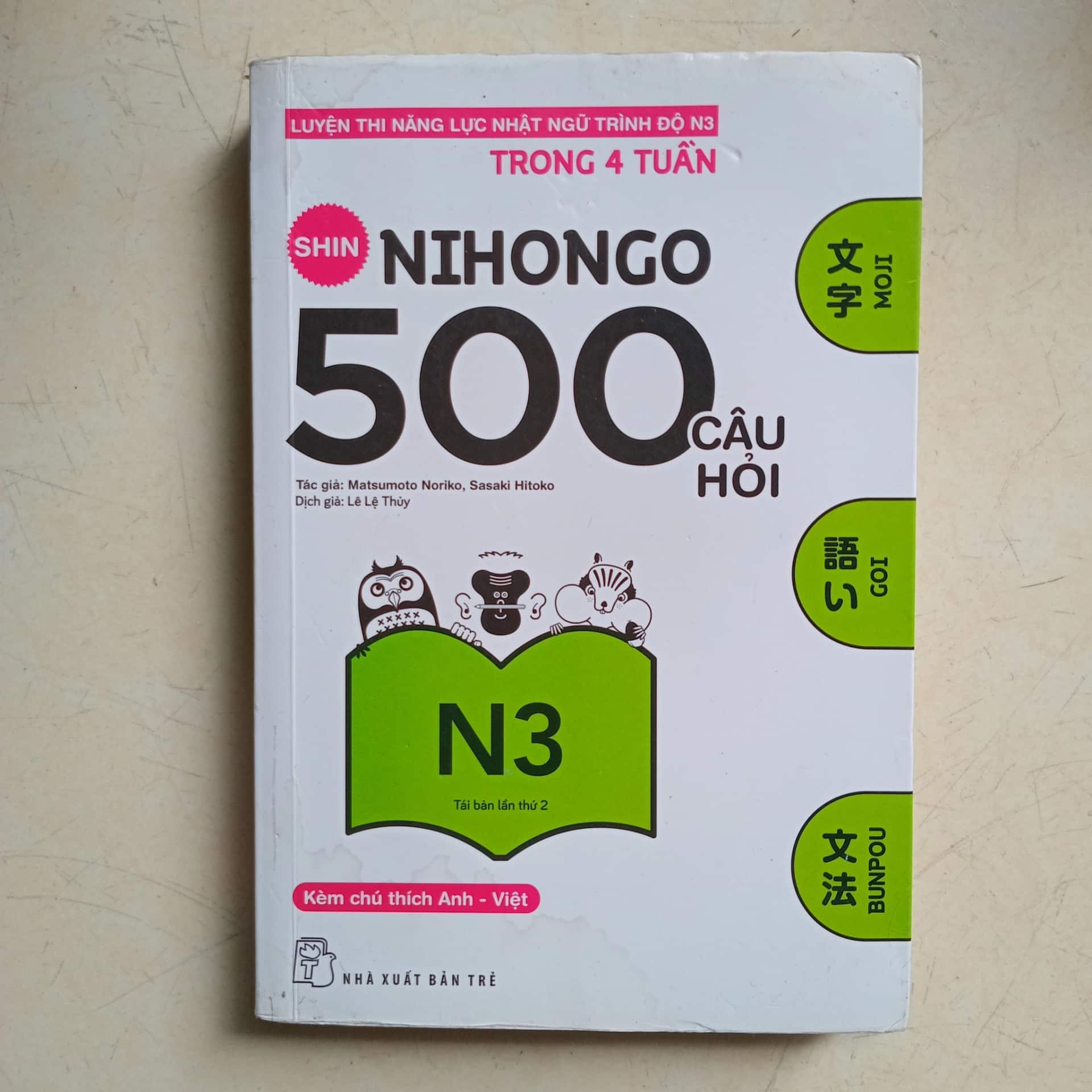Luyện thi năng lực Nhật ngữ N3 trong 4 tuần
