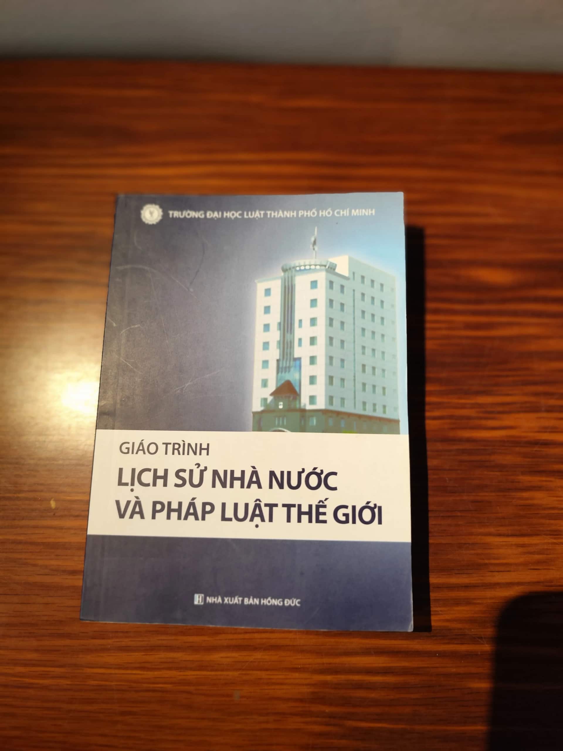 Giáo trình lịch sử nhà nước và pháp luật thế giới