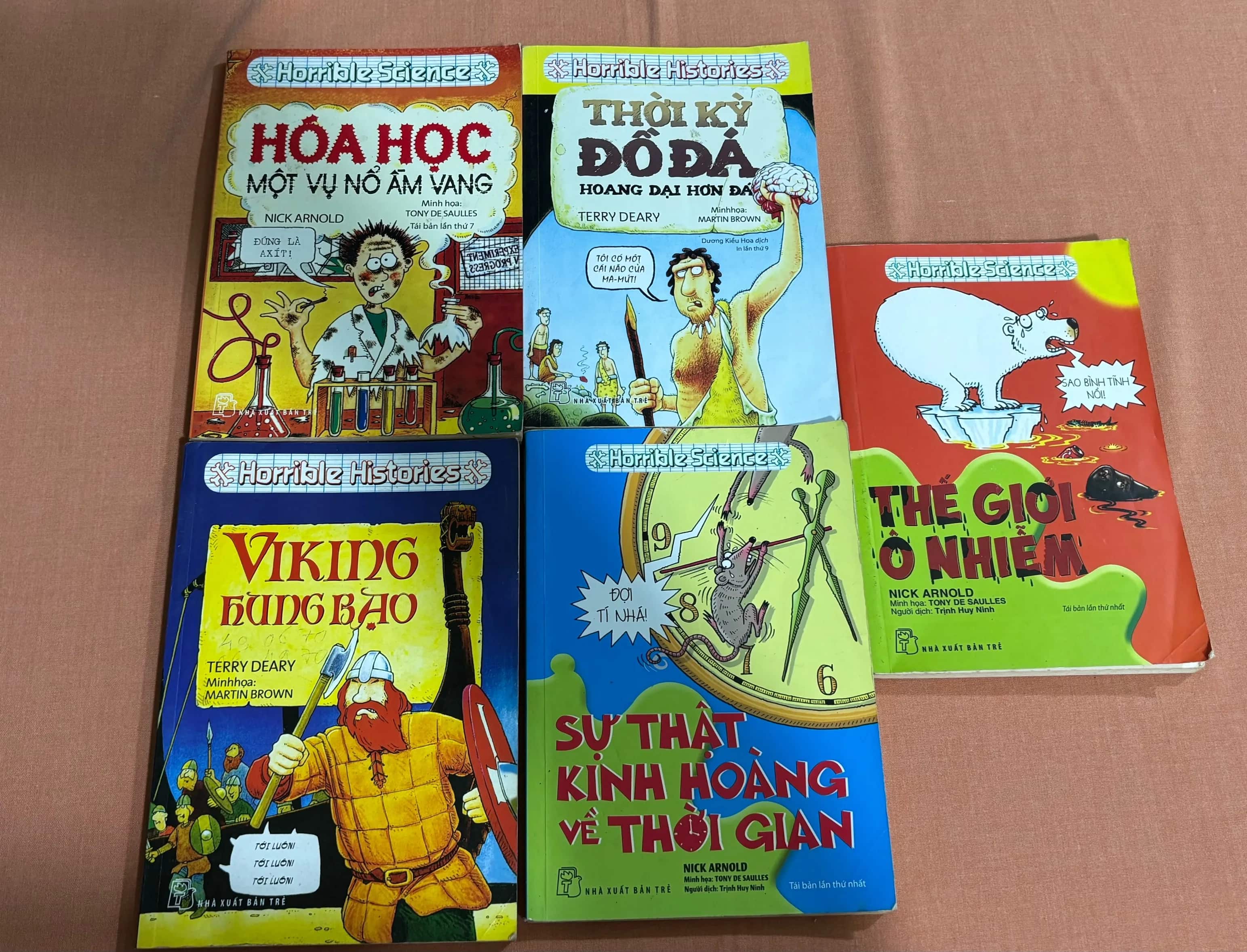 Combo 5 cuốn Horrible Histories