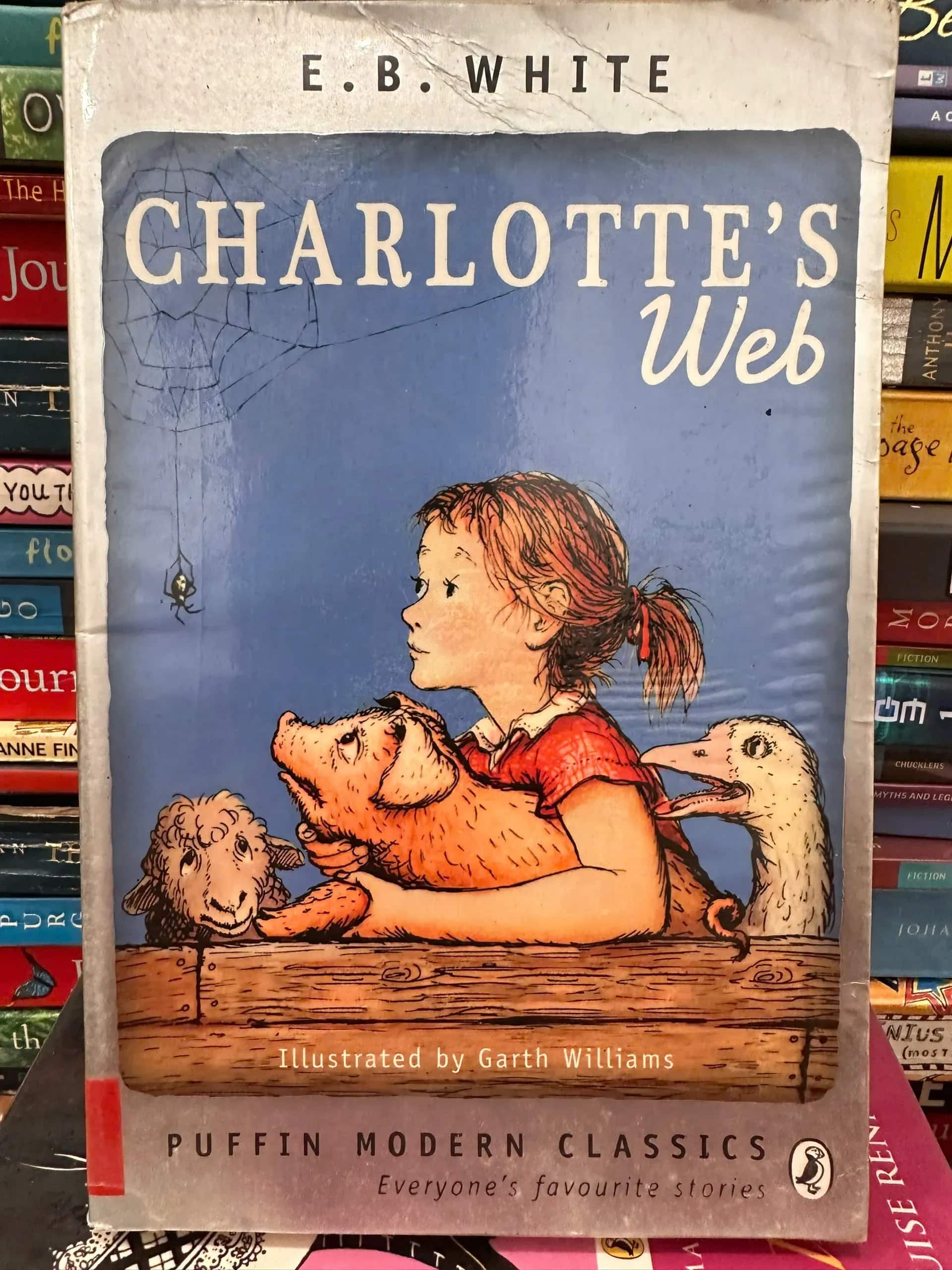 Charlotte's Web by E. B. White, illustrated by Garth Williams.
