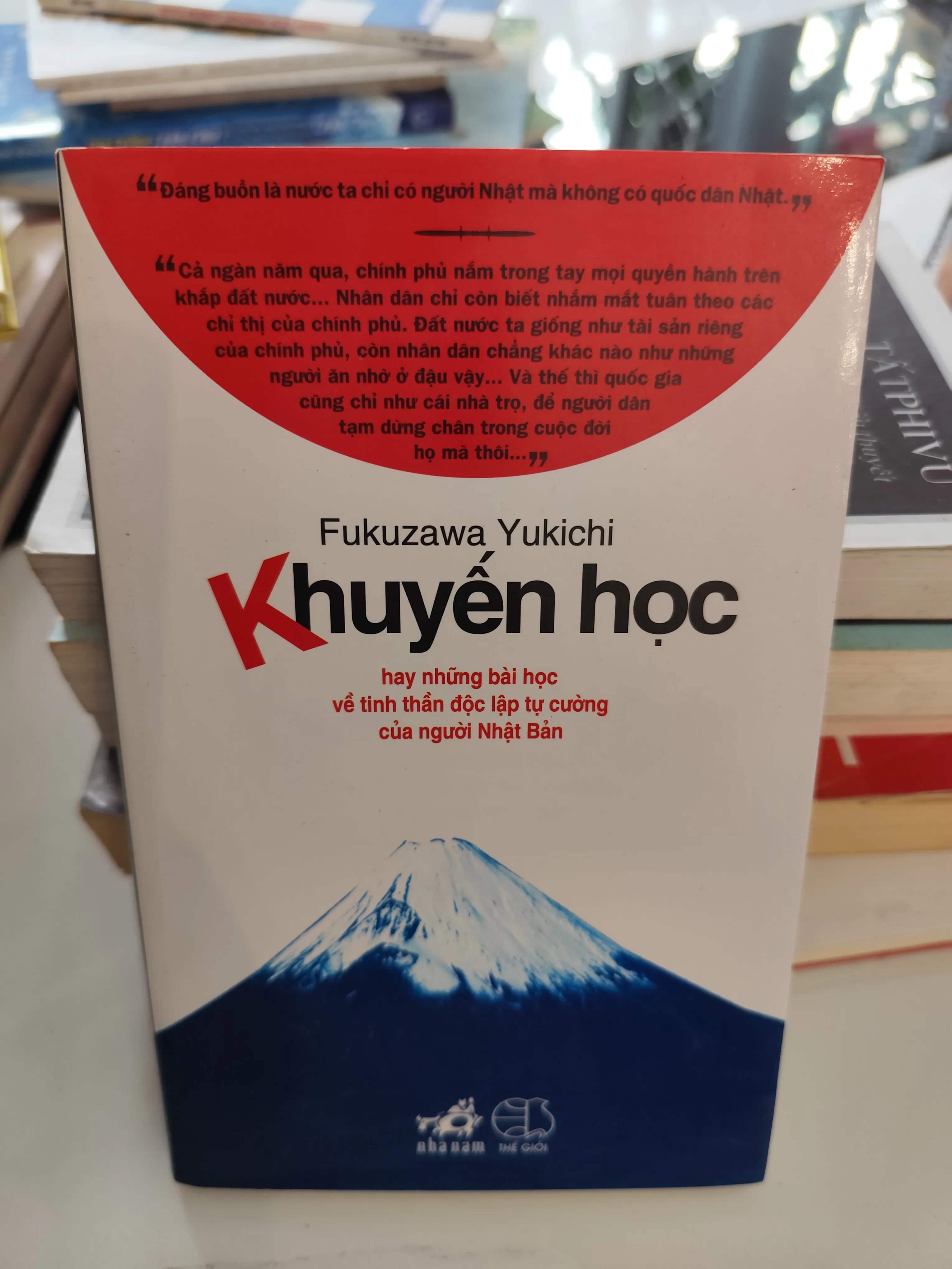 Khuyến học  hay những bài học về tinh thần độc lập tự cường của người Nhật Bản