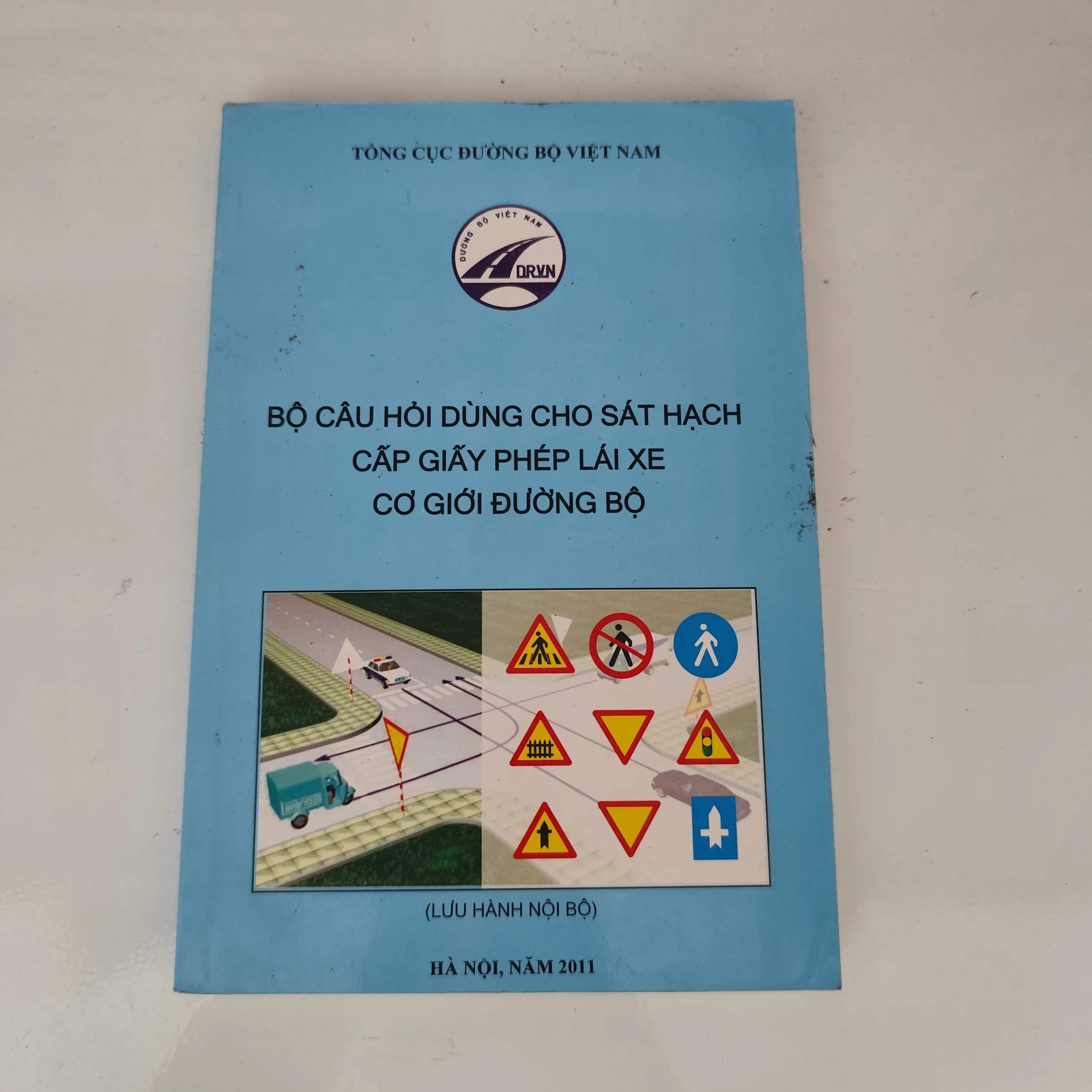 Bộ câu hỏi dùng cho sát hạch cấp giấy phép lái xe cơ giới đường bộ
