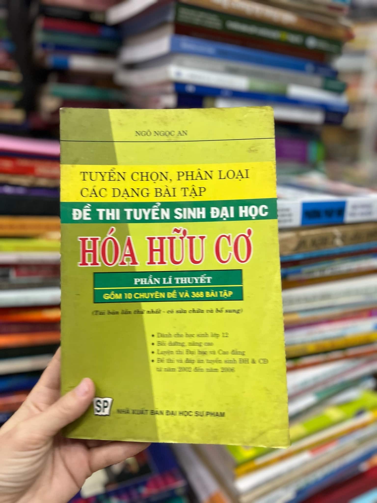 Đề thi tuyển sinh đại học Hoá Hữu cơ