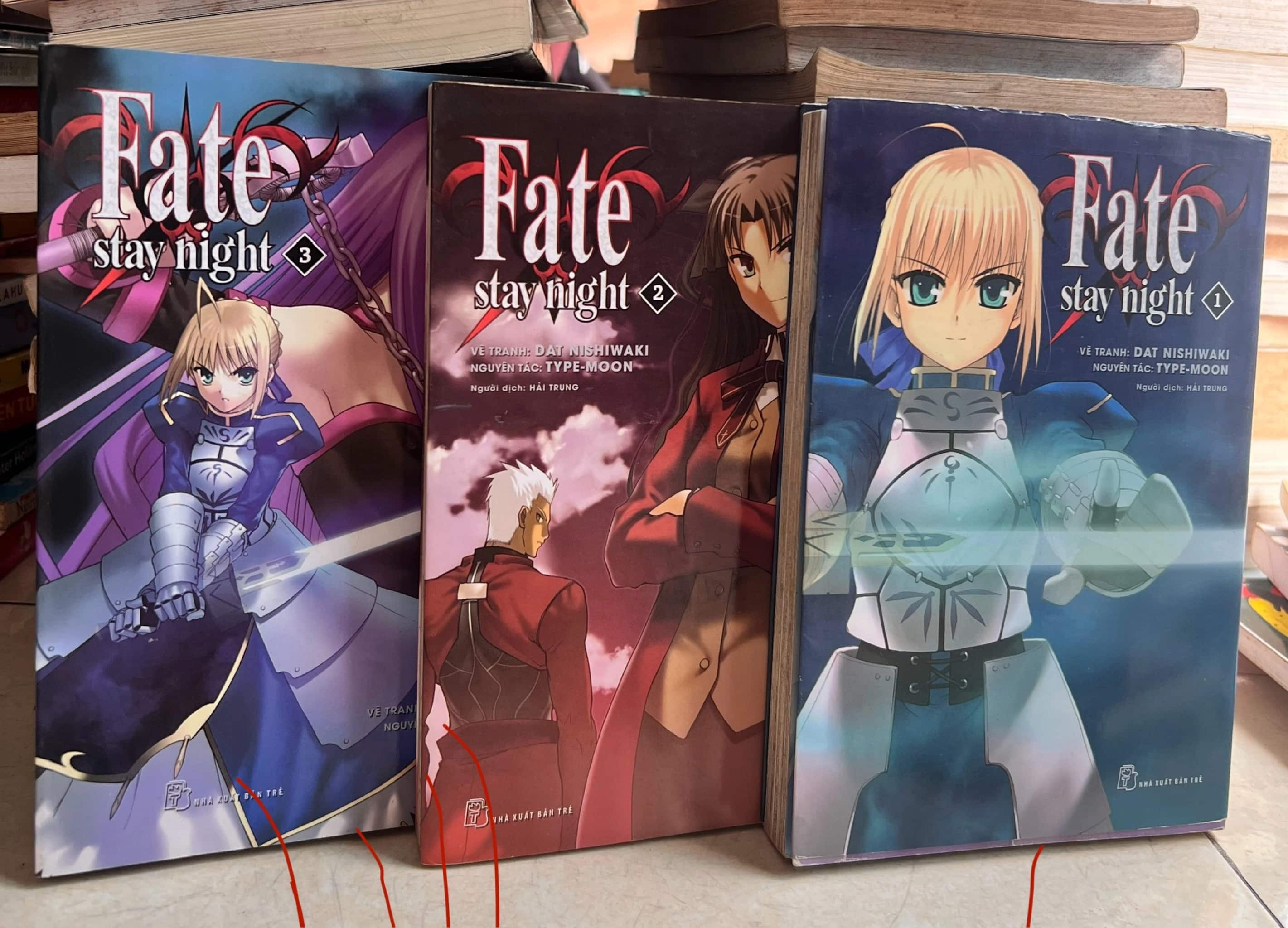 Truyện Fate Stay Night tập 1,2,3
