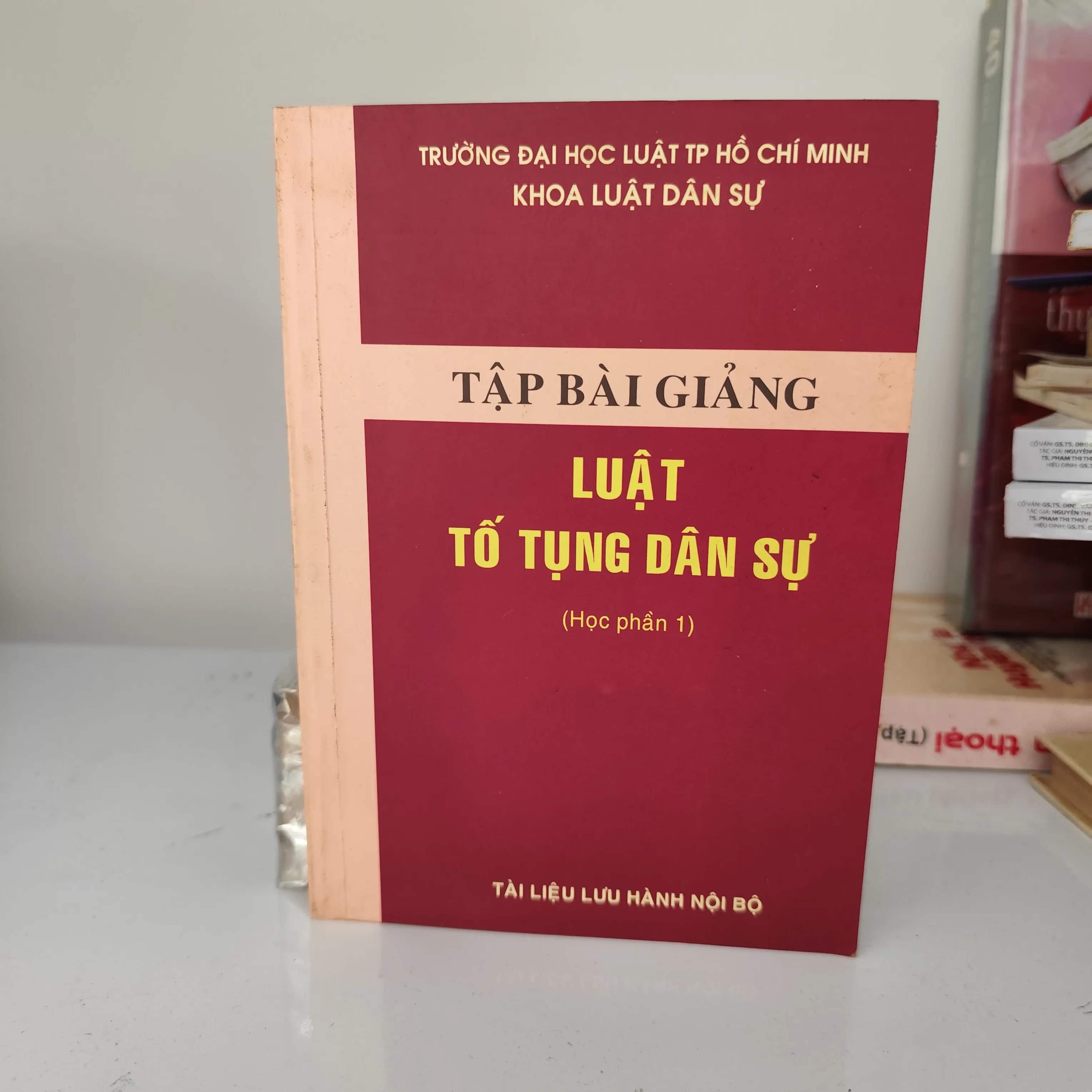 Tập bài giảng luật tố tụng dân sự