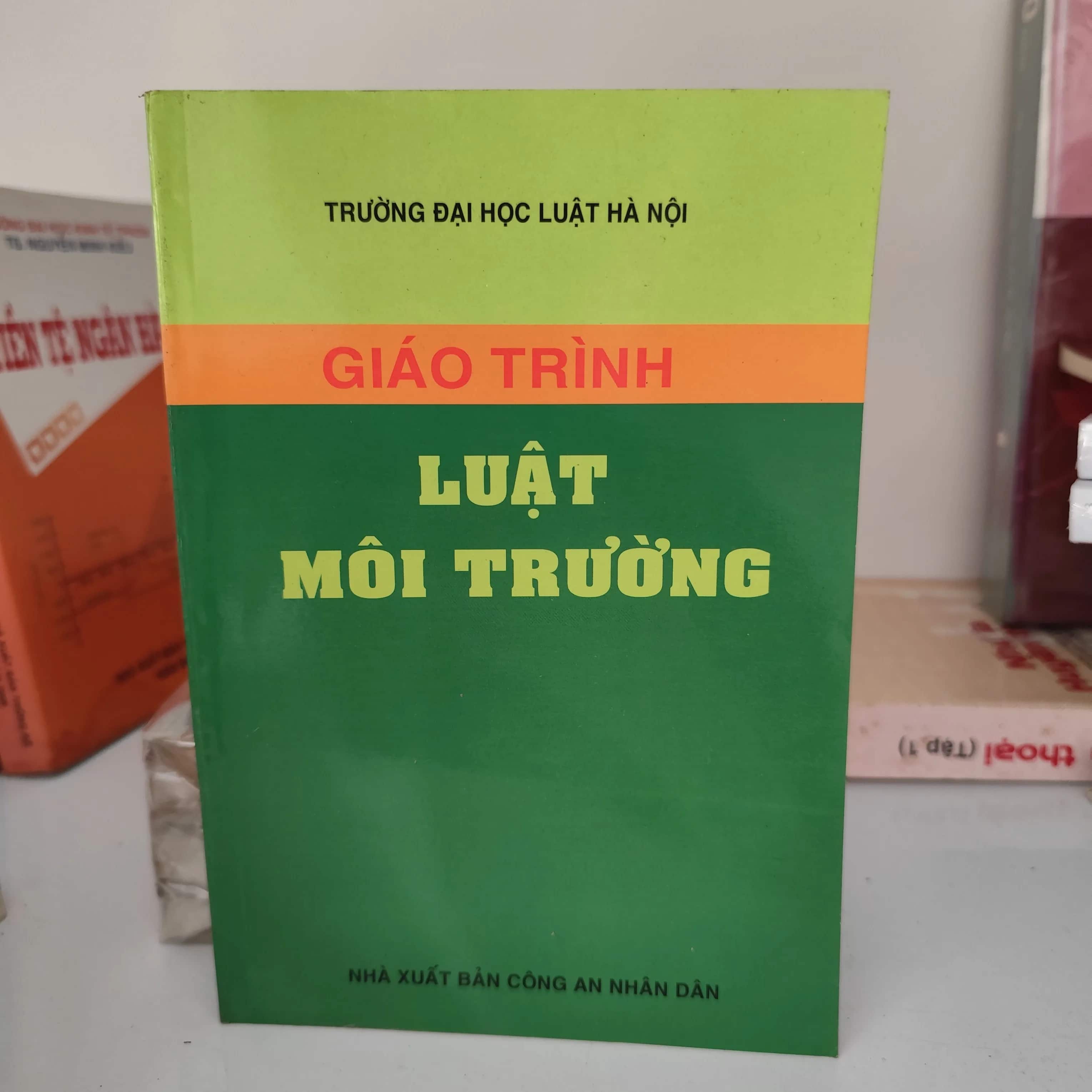 Giáo trình luật môi trường