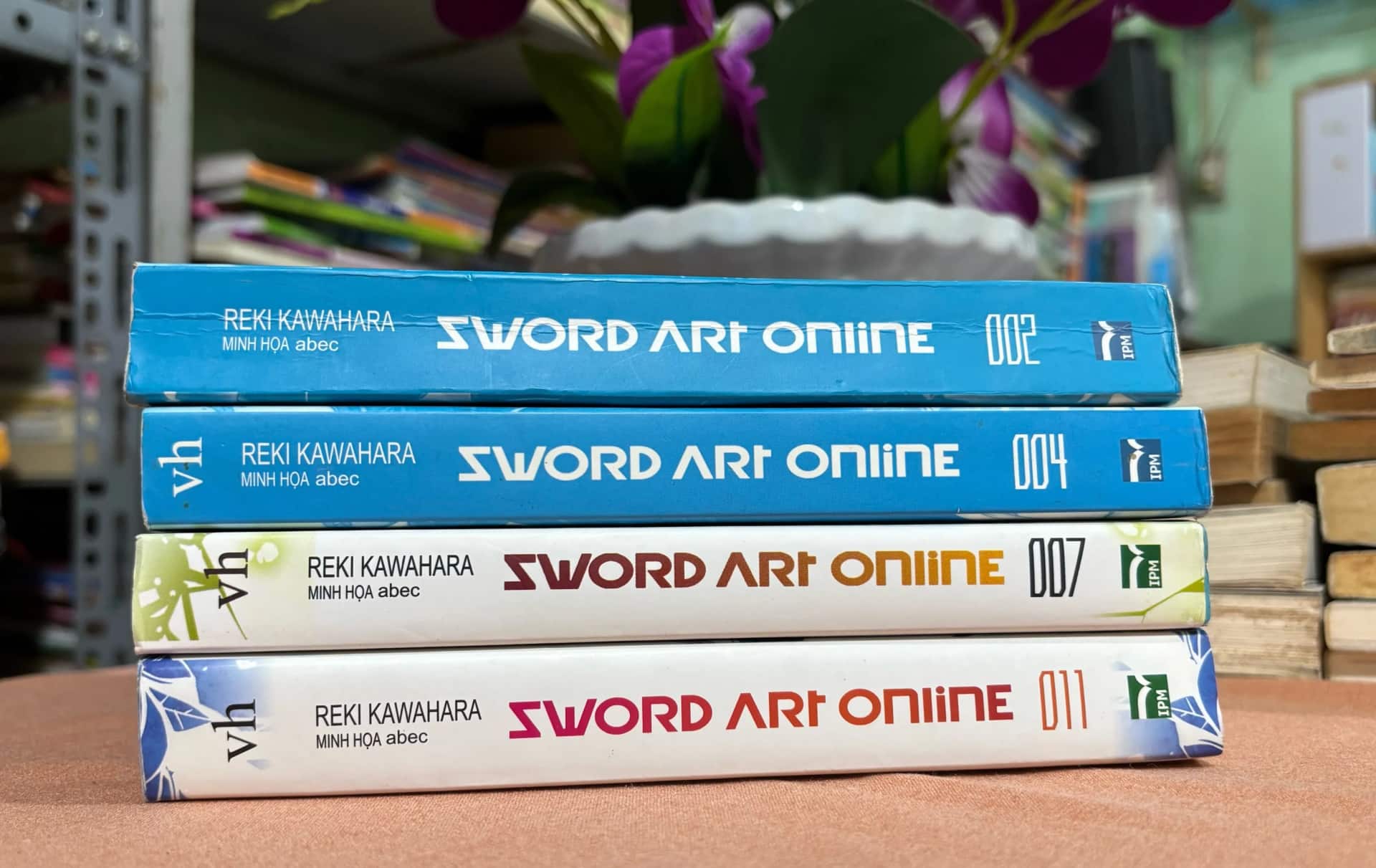 Combo 4 cuốn light novel Sword Art Online tập 2, 4, 7, 11 - Tác giả Reki Kawahara