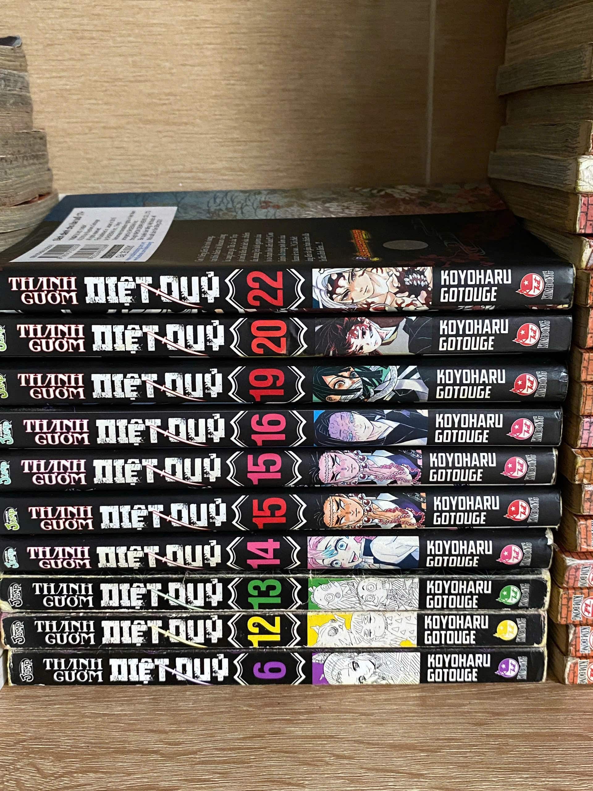 Thanh gươm diệt quỷ - Tập 6, 12, 13, 14, 15, 16, 19 ,20 , 22