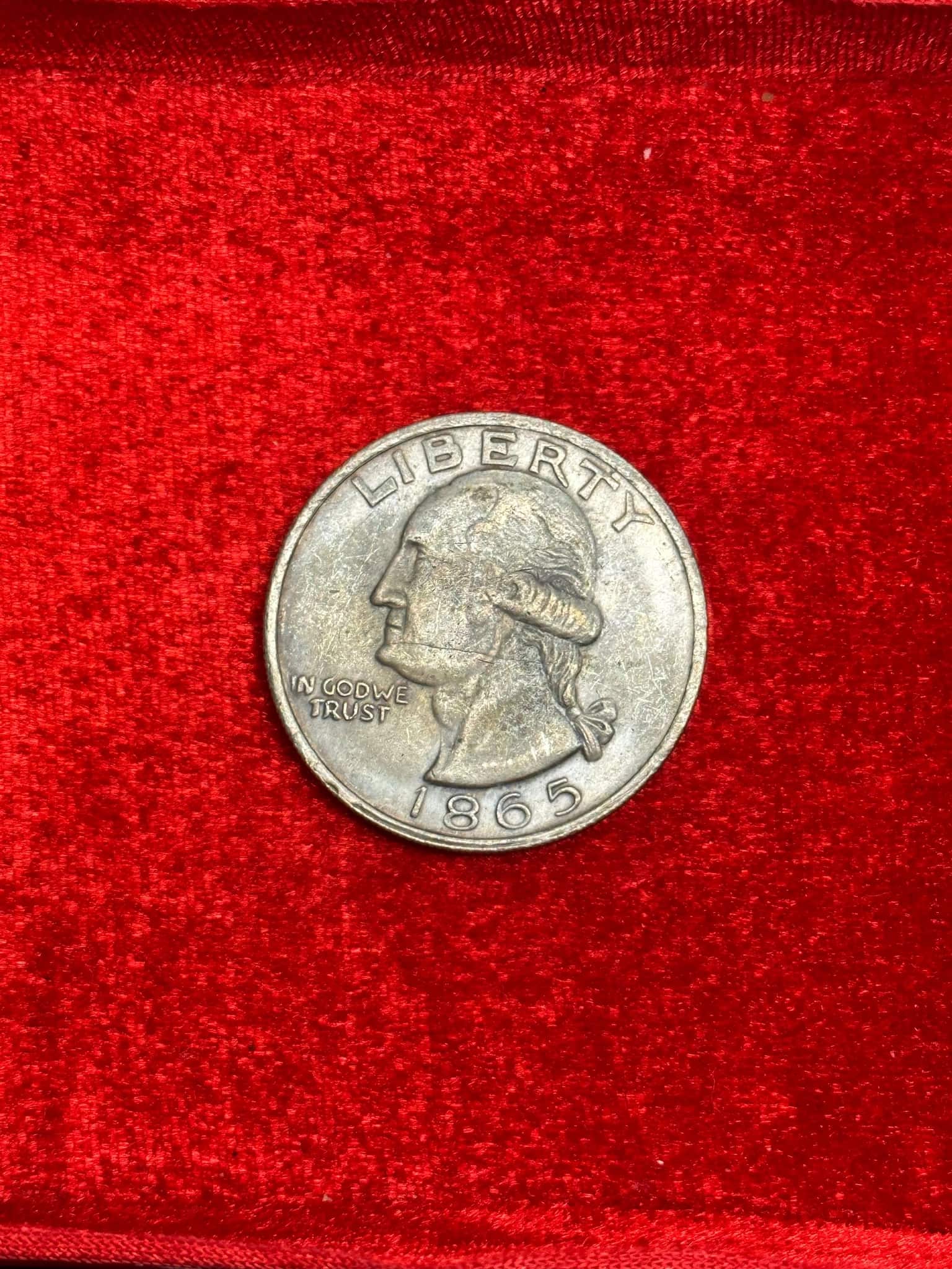 Xu 1865 Wasington Liberty 1 Dollar