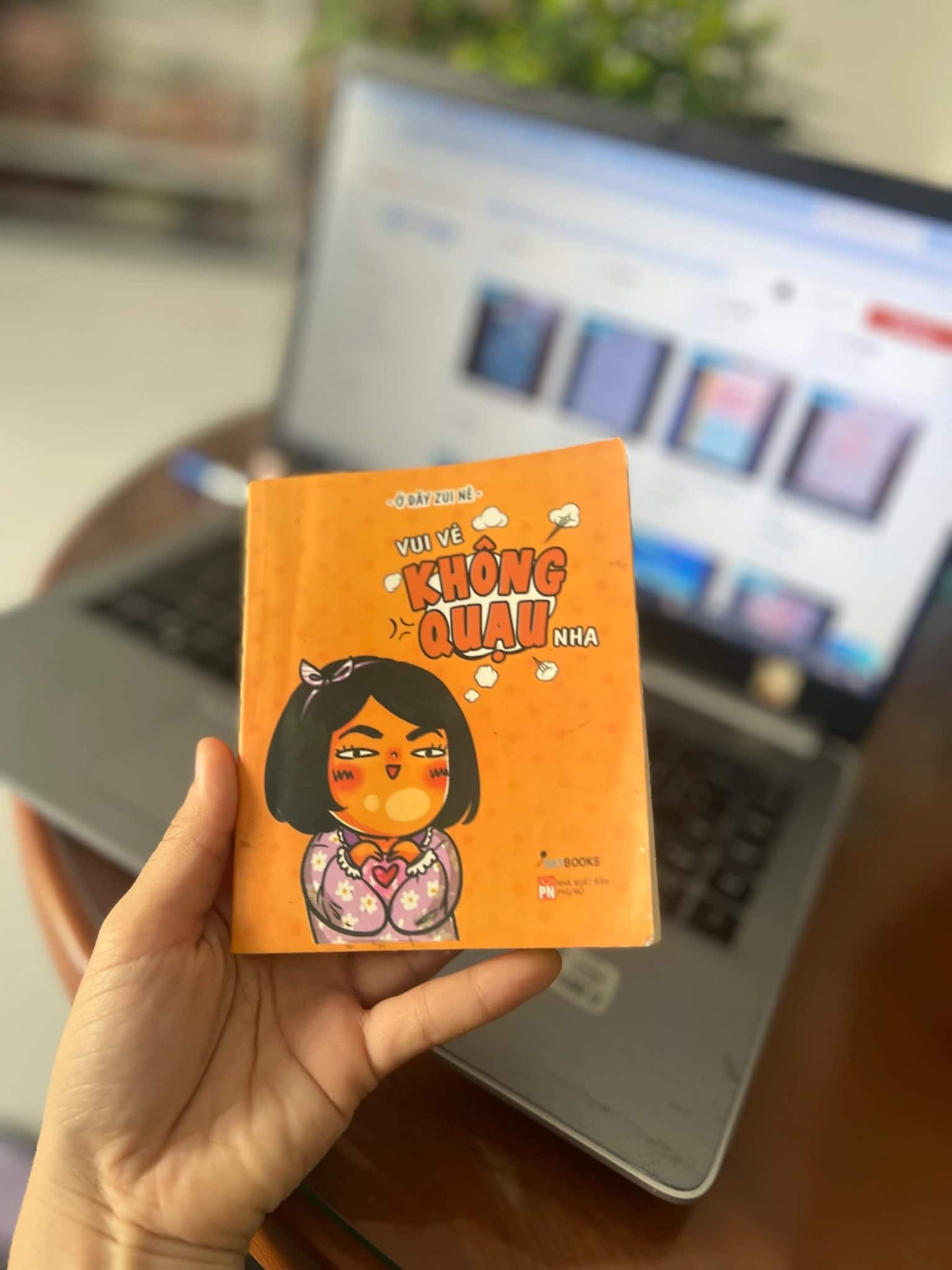 Sách vui vẻ không quạu nha, NXB phụ nữ