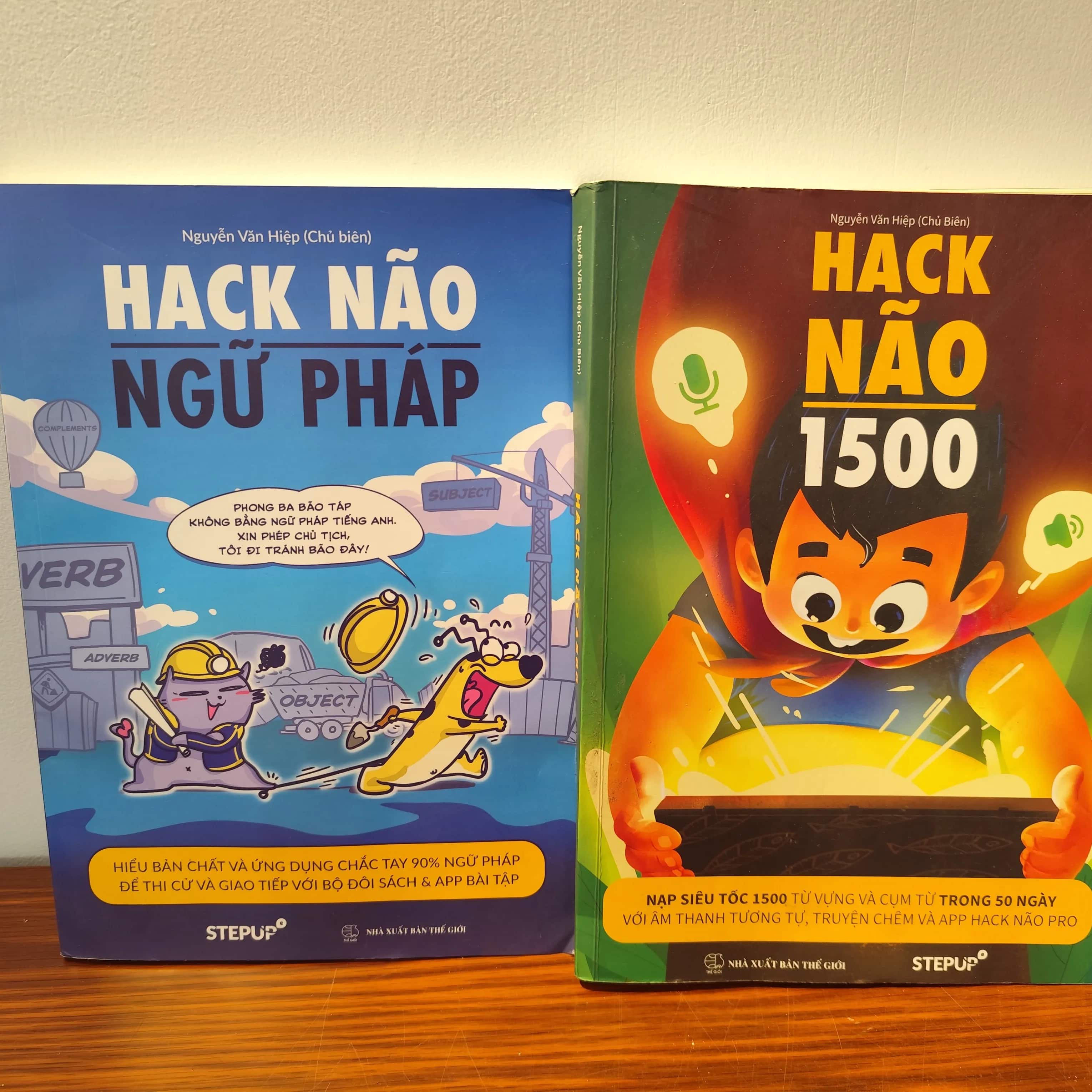 Combo 2 cuốn Hack Não Tiếng Anh