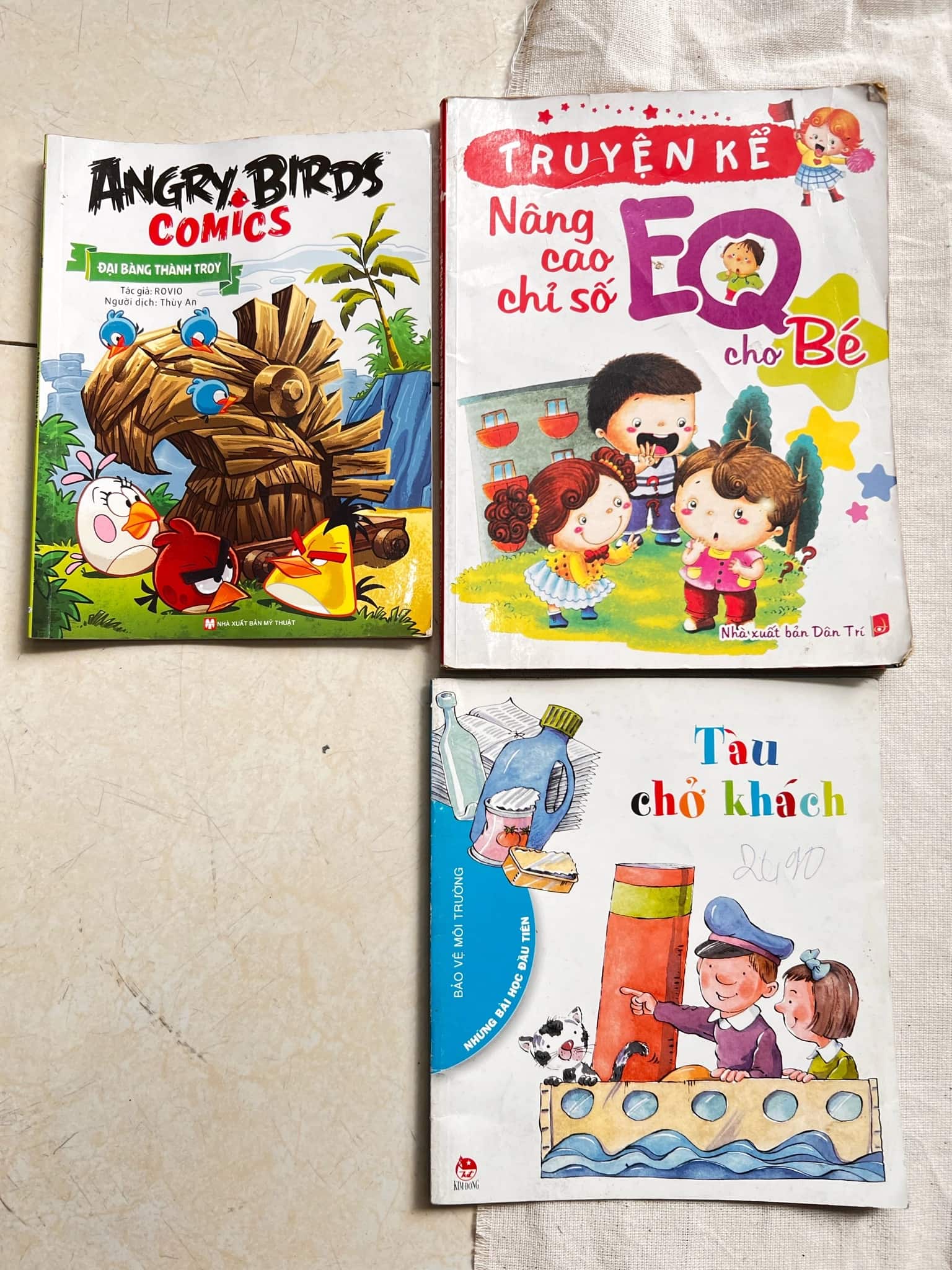 Combo 3 quyển sách cho các bé trẻ em