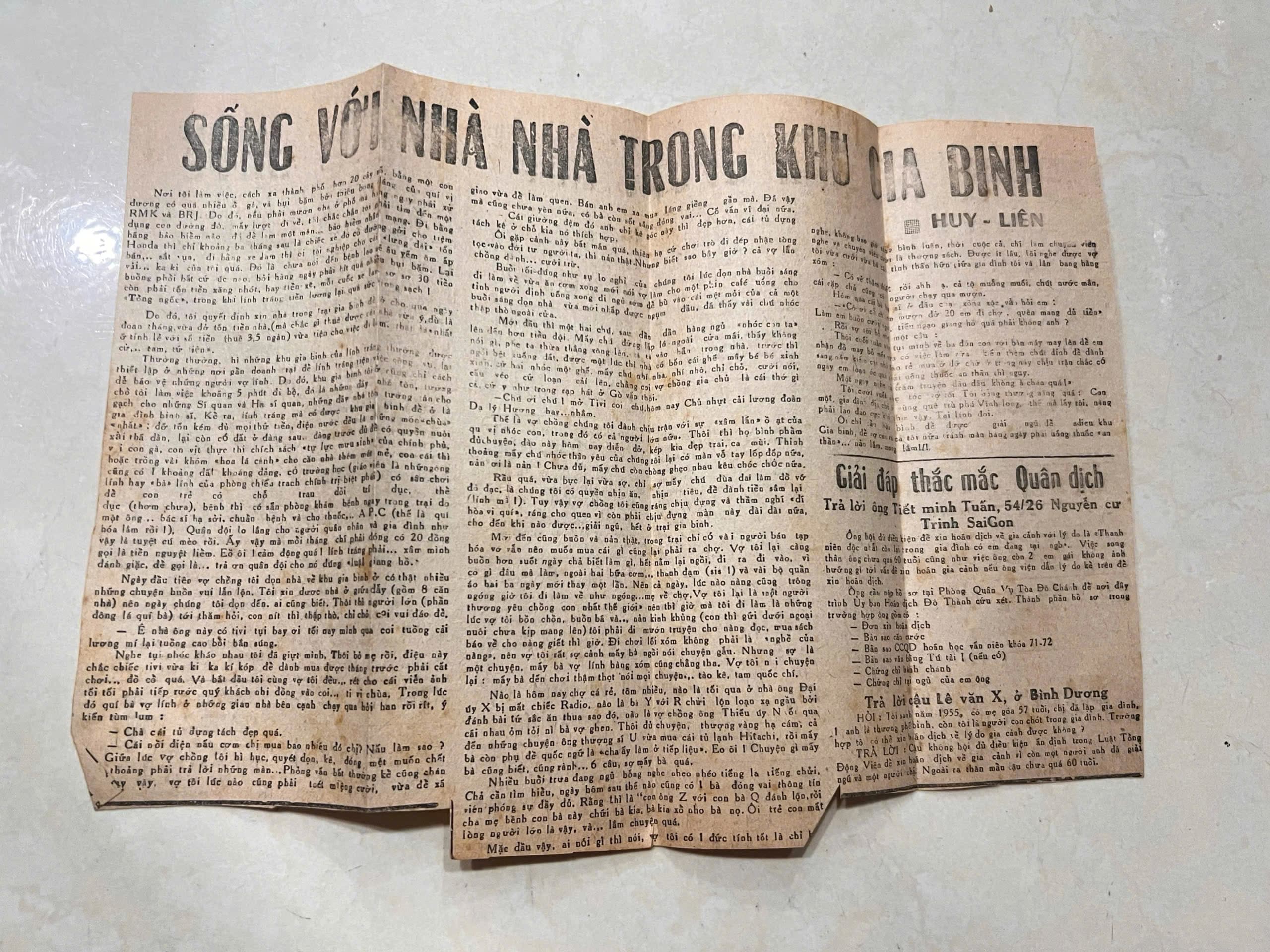 Tờ báo - Sống với nhà nhà trong khu Gia Binh - Image 1