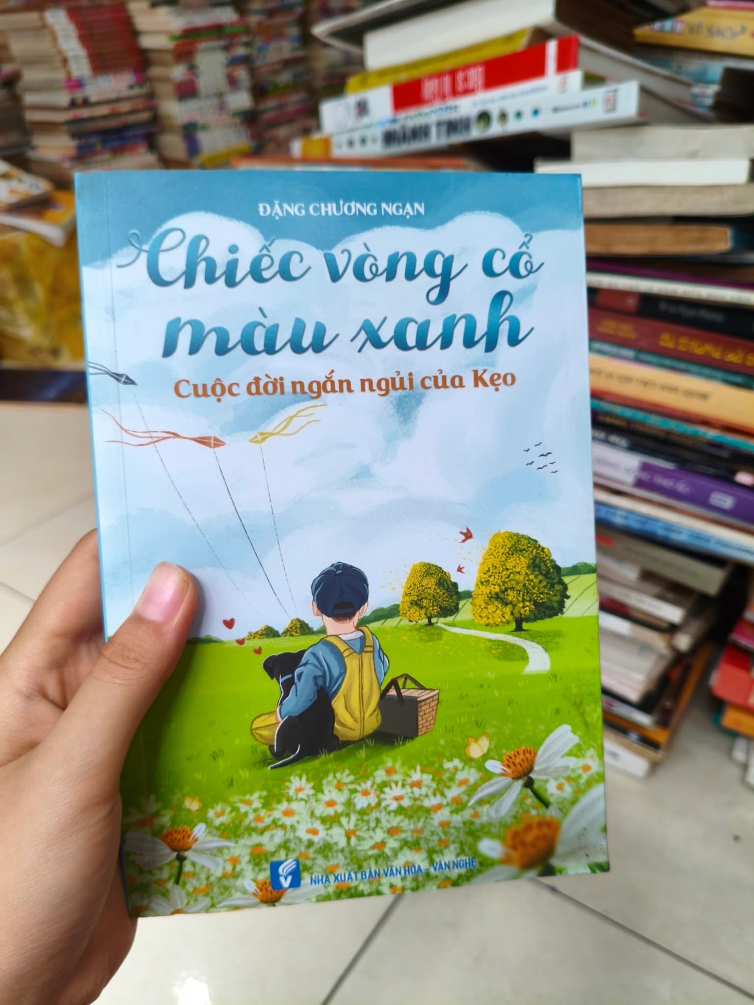 Chiếc vòng cổ màu xanh lá - Image 1