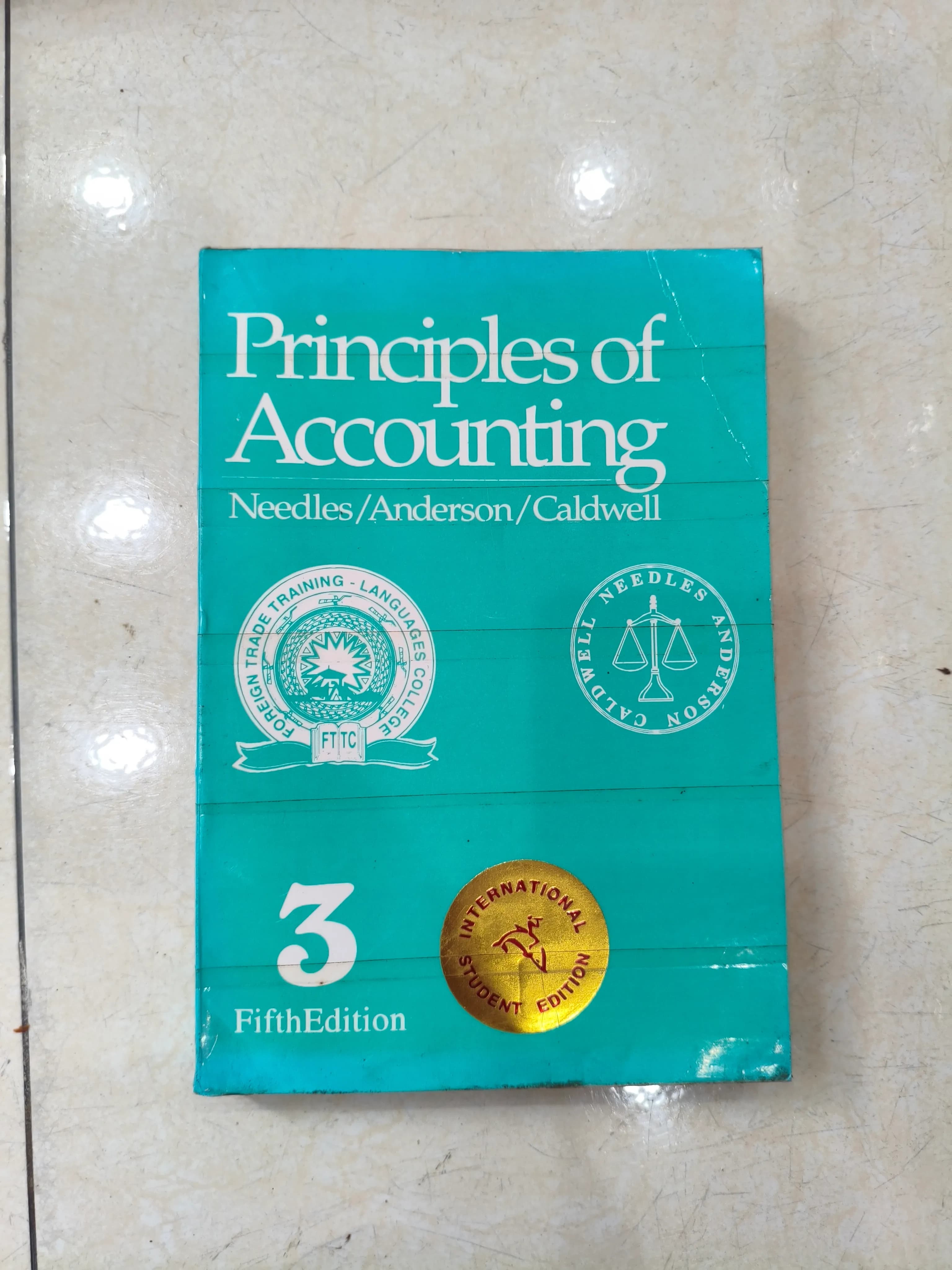 Principles of Accounting" (Nguyên lý Kế toán) tập 3 - Image 1