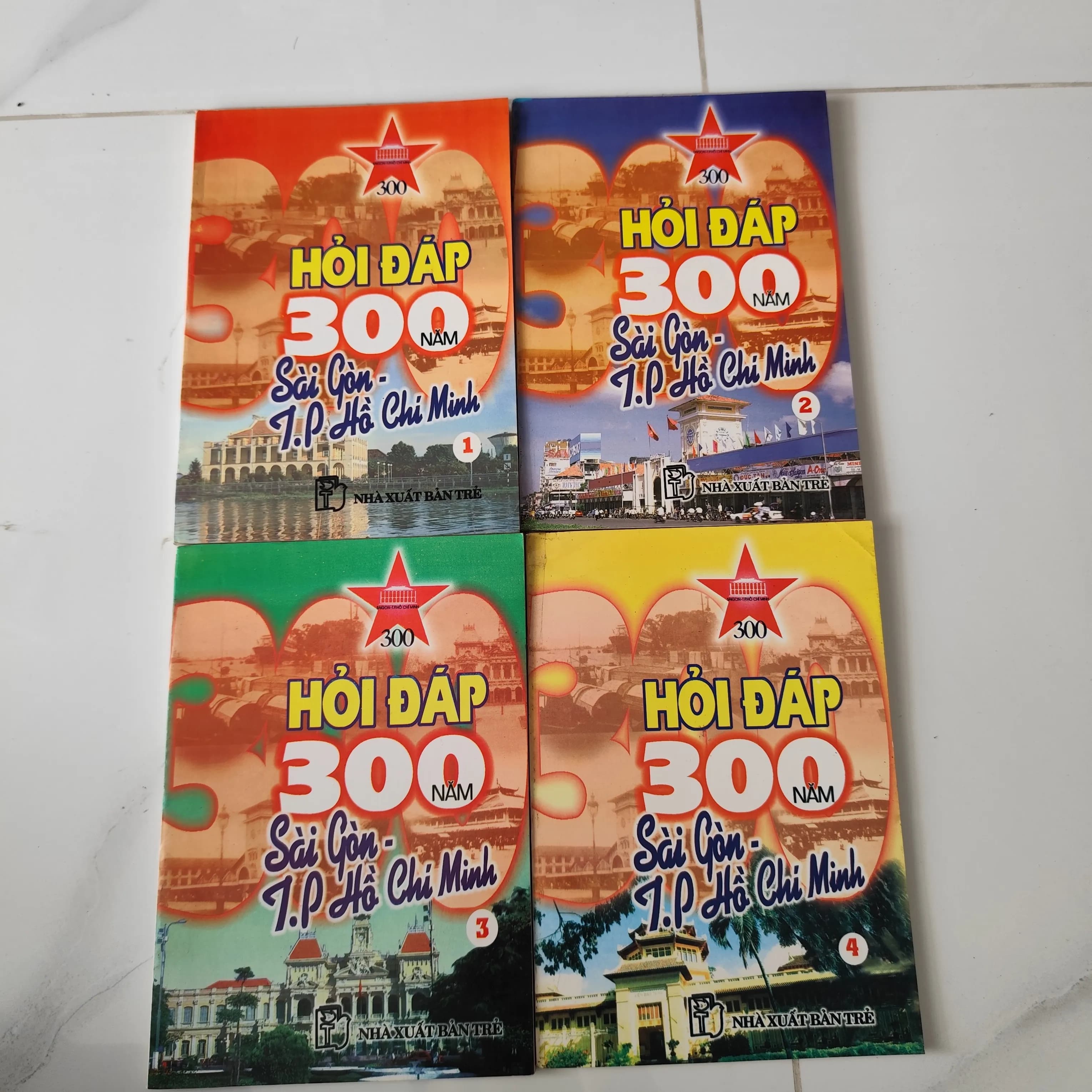 Combo 4 cuốn Hỏi đáp 300 năm Sài Gòn Thành Phố Hồ Chí Minh - Image 1