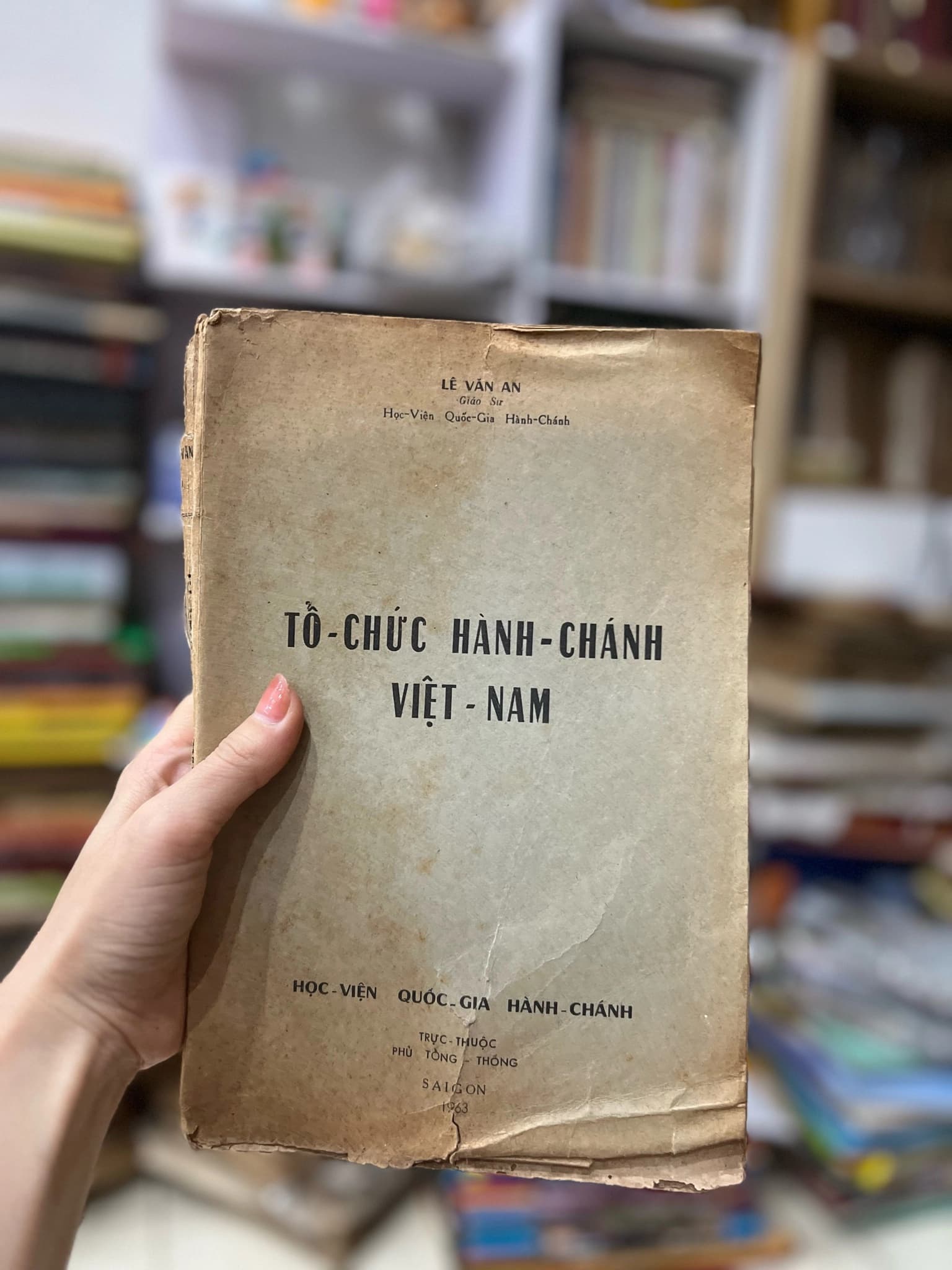 Tổ Chức Hành Chánh Việt Nam - Học viện Quốc Gia Hành Chánh - Sàu Gòn 1963 - Image 1