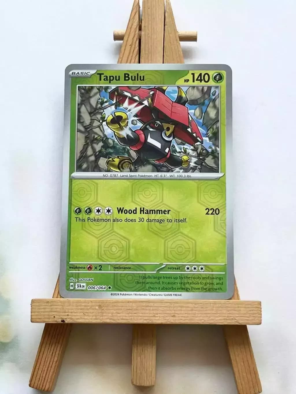 [Thẻ bài Pokemon chính hãng Anh EN] Tapu Bulu 006/064 - Image 1