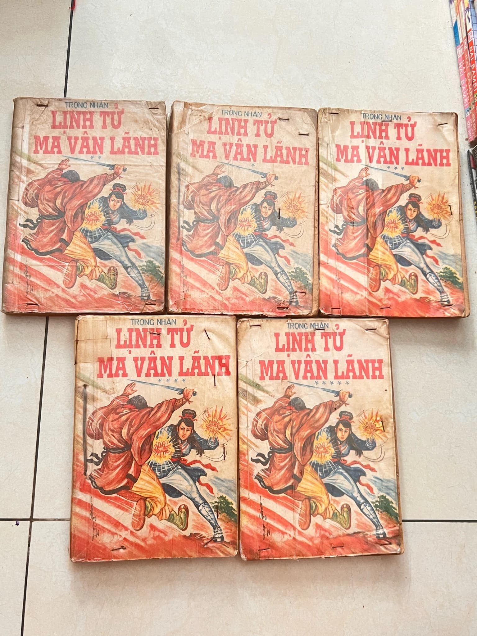 Combo 5 tập Lịnh tử Ma Vân Lãnh của Trọng Nhân - Image 1