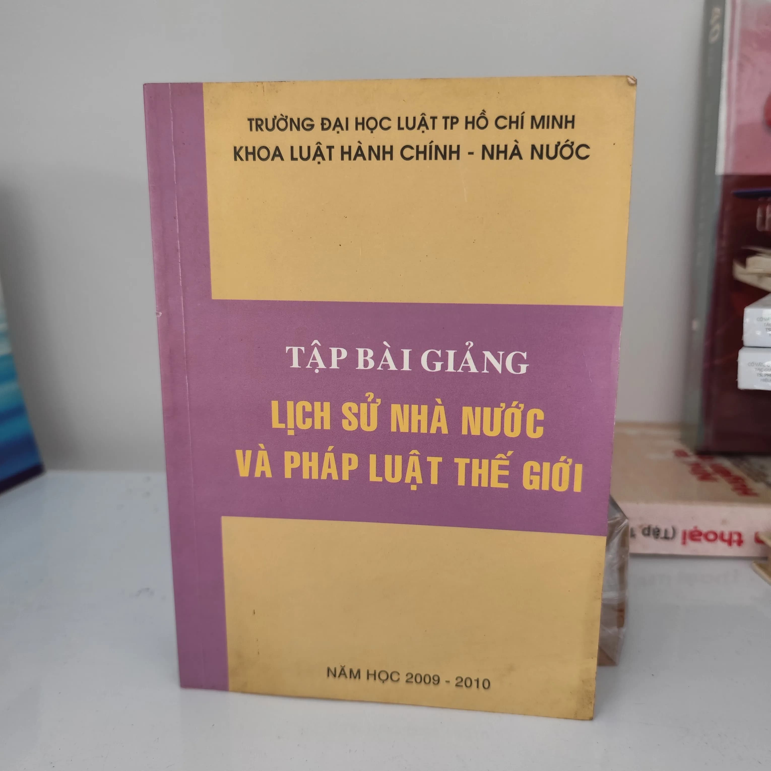 Tập bài giảng Lịch sử Nhà Nước và Pháp luật Thế Giới - Image 1
